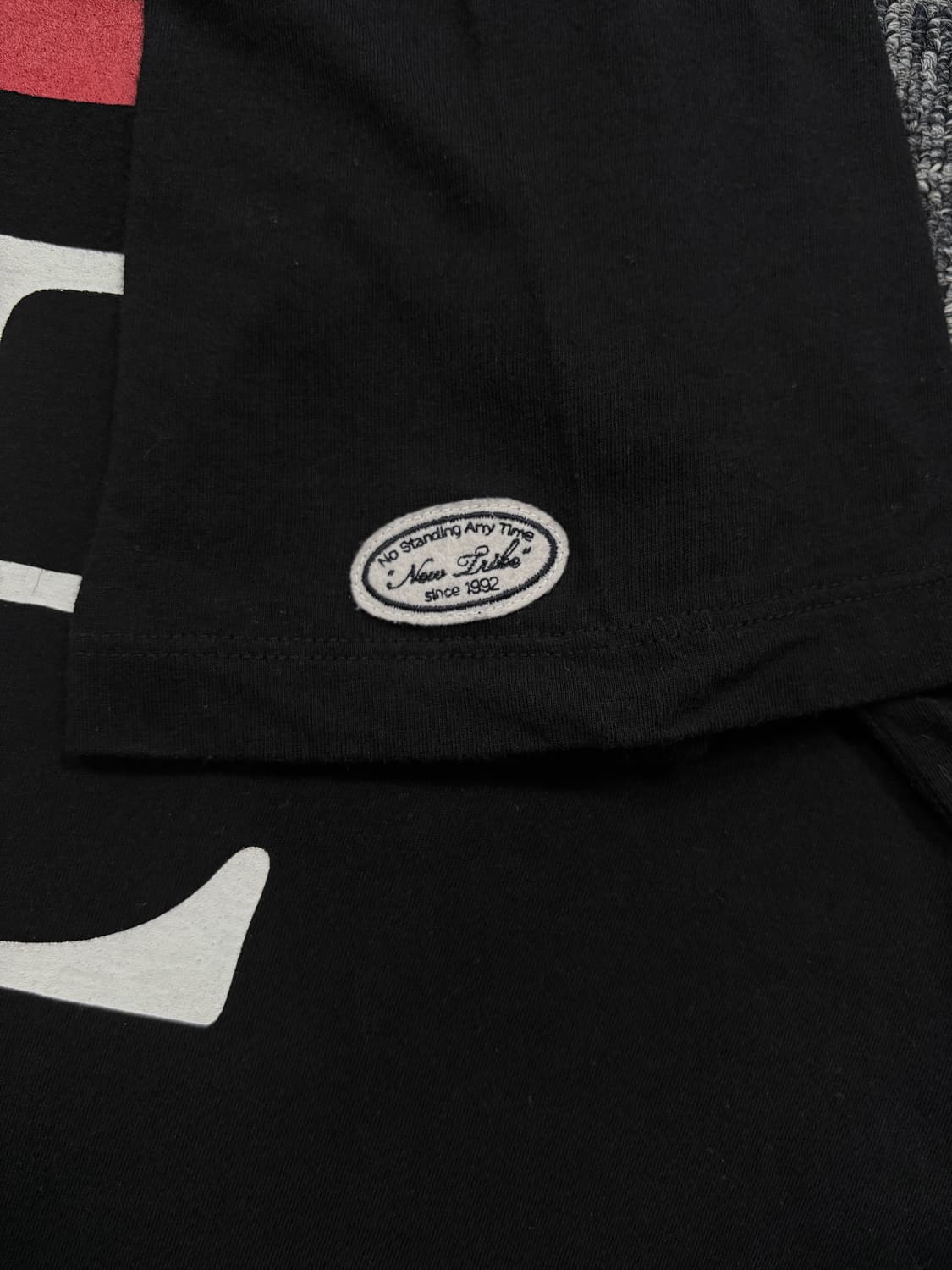 후부 블랙 프린팅 반팔 상품이미지5