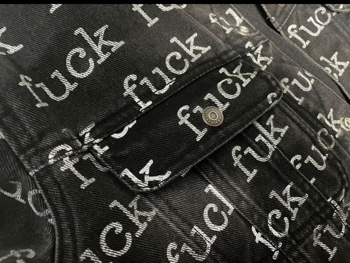 슈프림 13 s/s supreme fuck 데님 자켓 상품이미지7