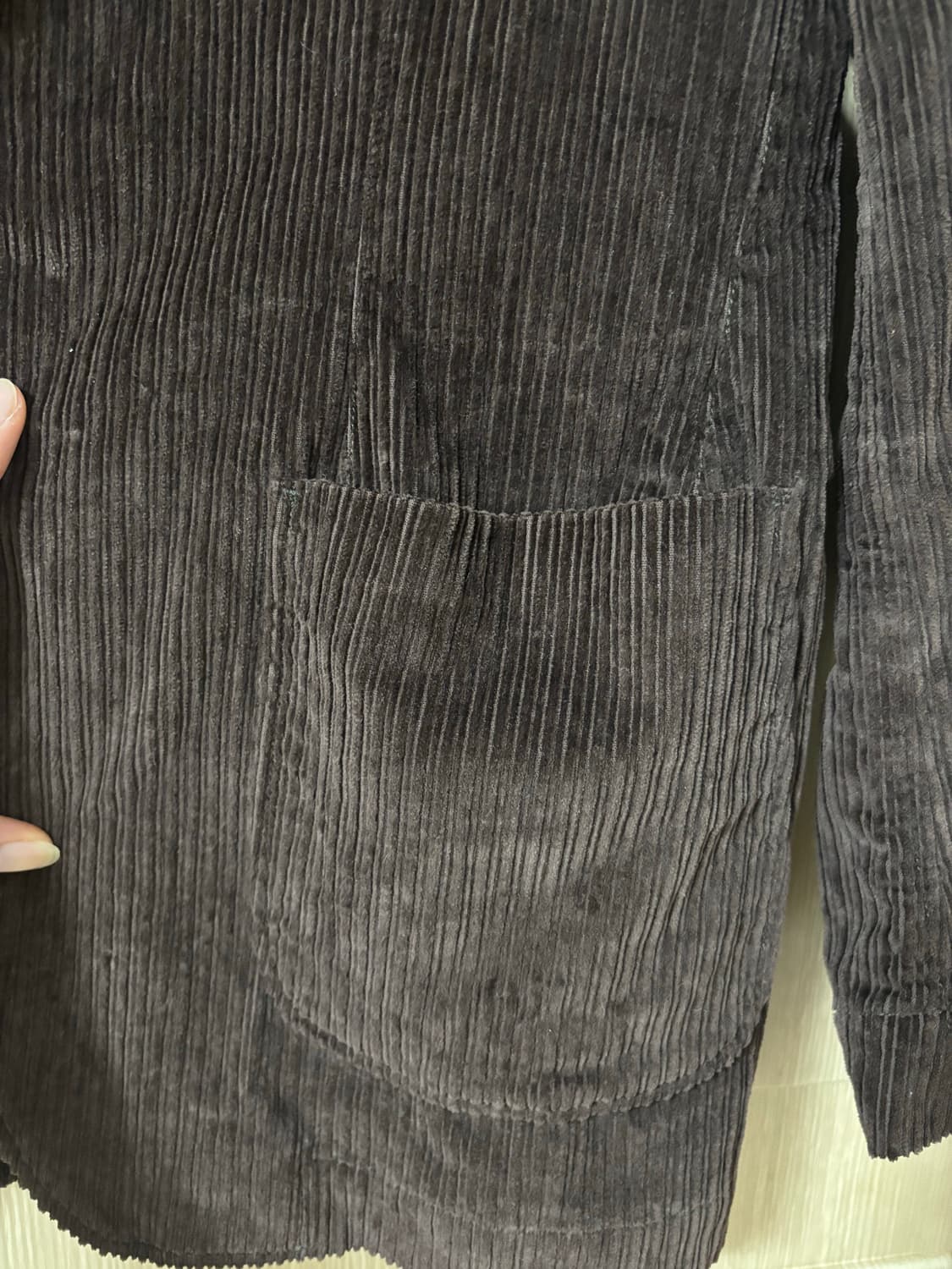 Bagutta 바구타 브라운 코듀로이 자켓 상품이미지3