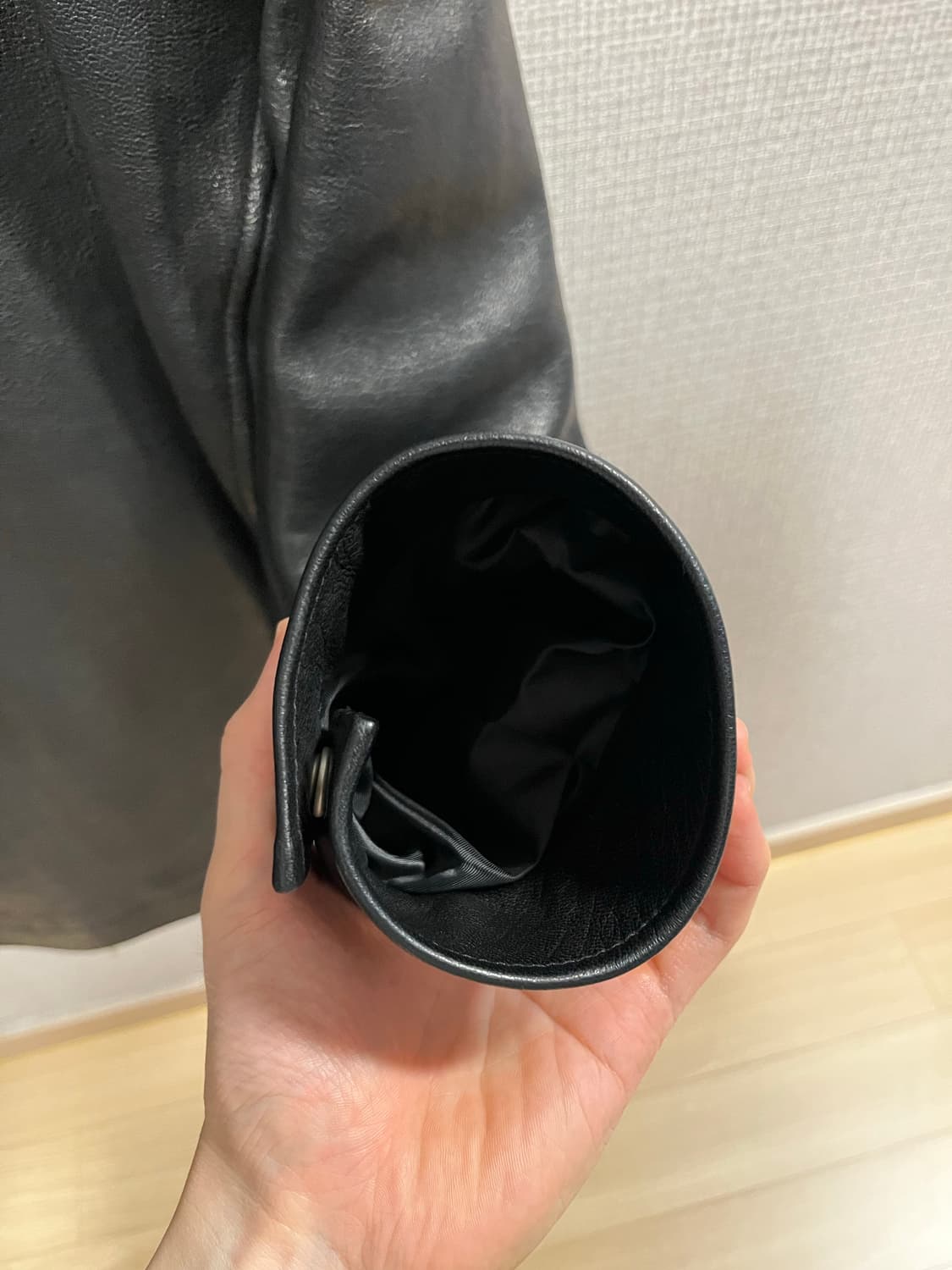 느와르라르메스 세미오버 가죽 자켓 50사이즈 상품이미지4