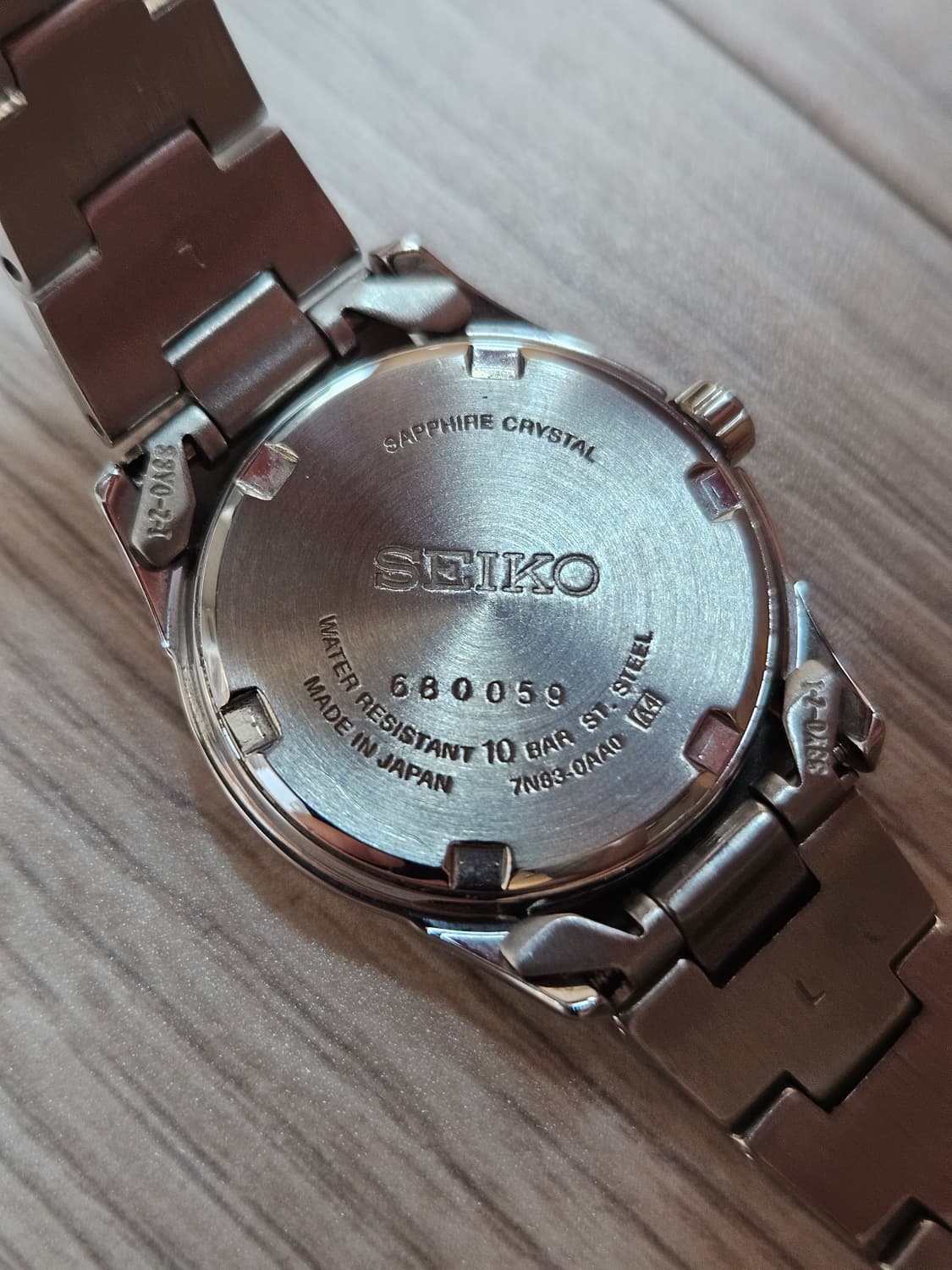 [A급] 세이코 사파이어 글라스 데이데이트 (여성용) 상품이미지5