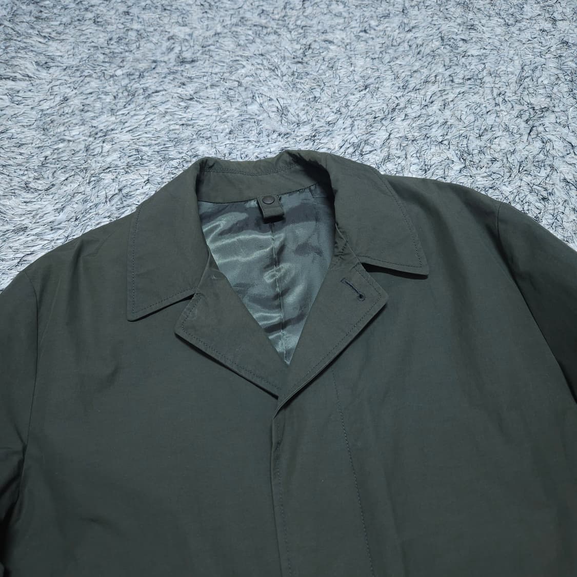 에피그램) L 남자 카키색 면+나일론 미니멀코트 / 왕눈이샵 상품이미지2