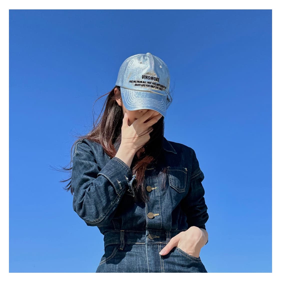 빈스모크(VINSMOKE) GLOSSY SILVER ‘SOFT FIT’ 상품이미지1