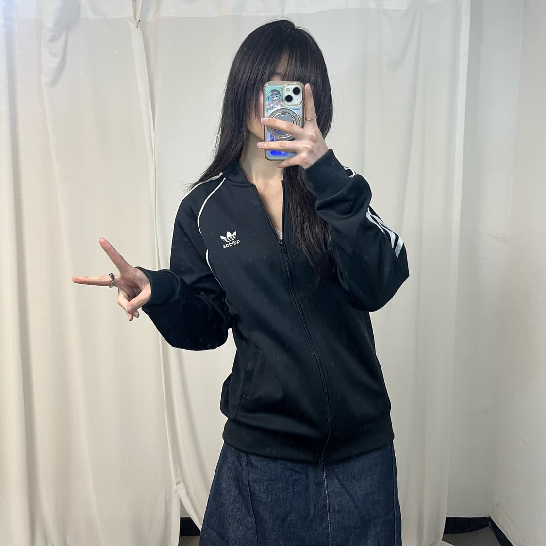 Adidas black Superstar jersey 상품이미지2