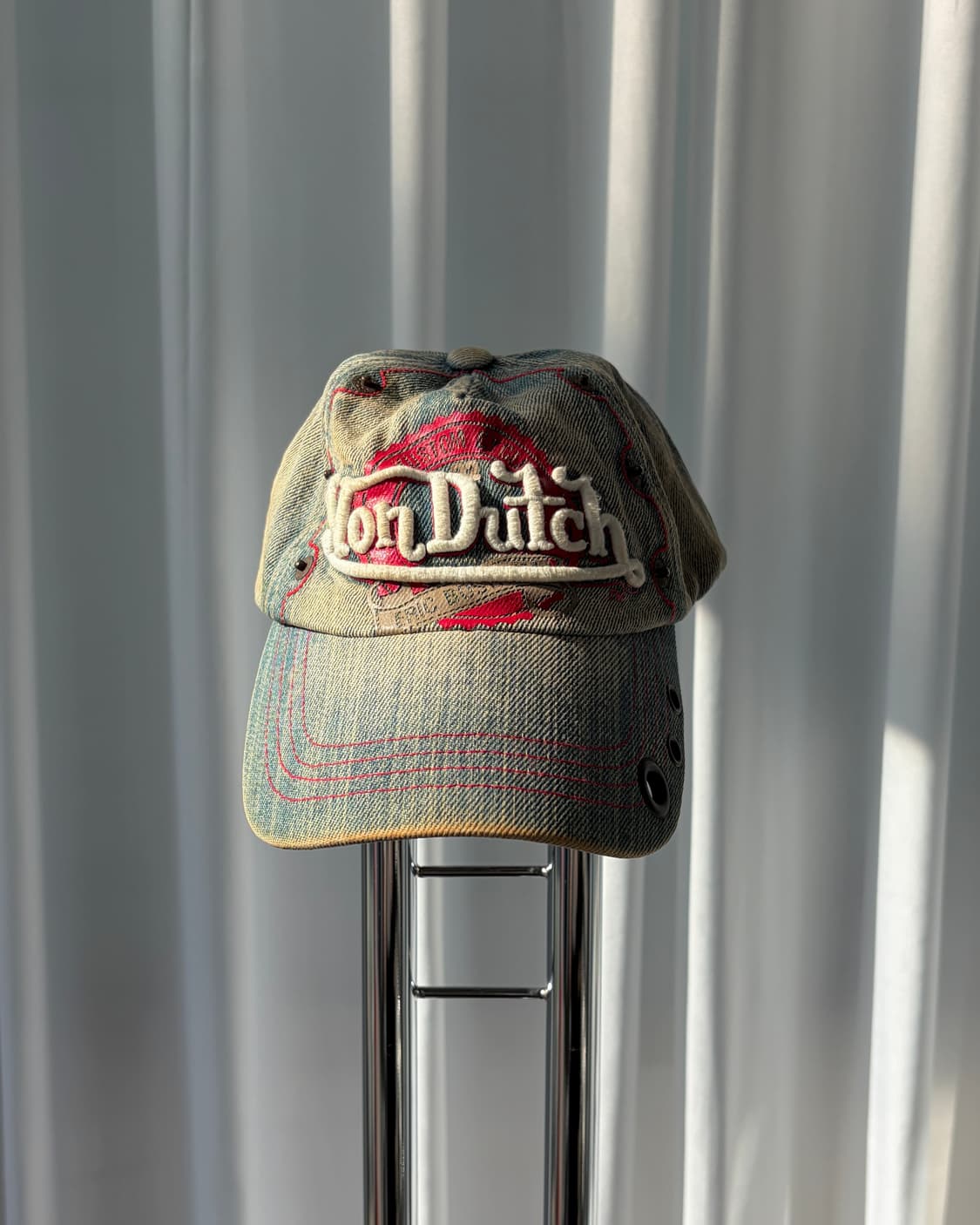 본더치 VonDutch 빈티지 데님 볼캡 모자 상품이미지3