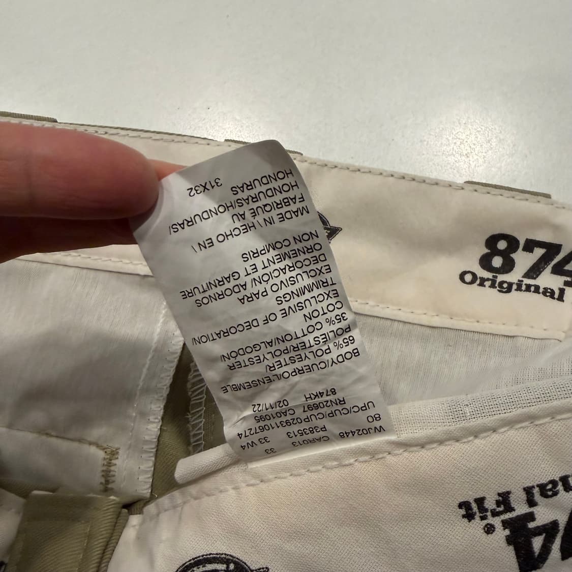 [31x32] 디키즈 874 OG 워크 팬츠 베이지 D511 상품이미지7