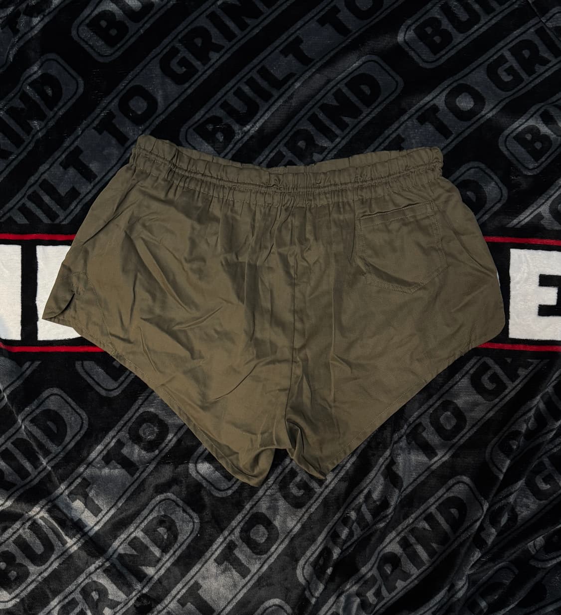 오스트리안 밀리터리 서플러스 짐 쇼츠 올리브 드랍 상품이미지2