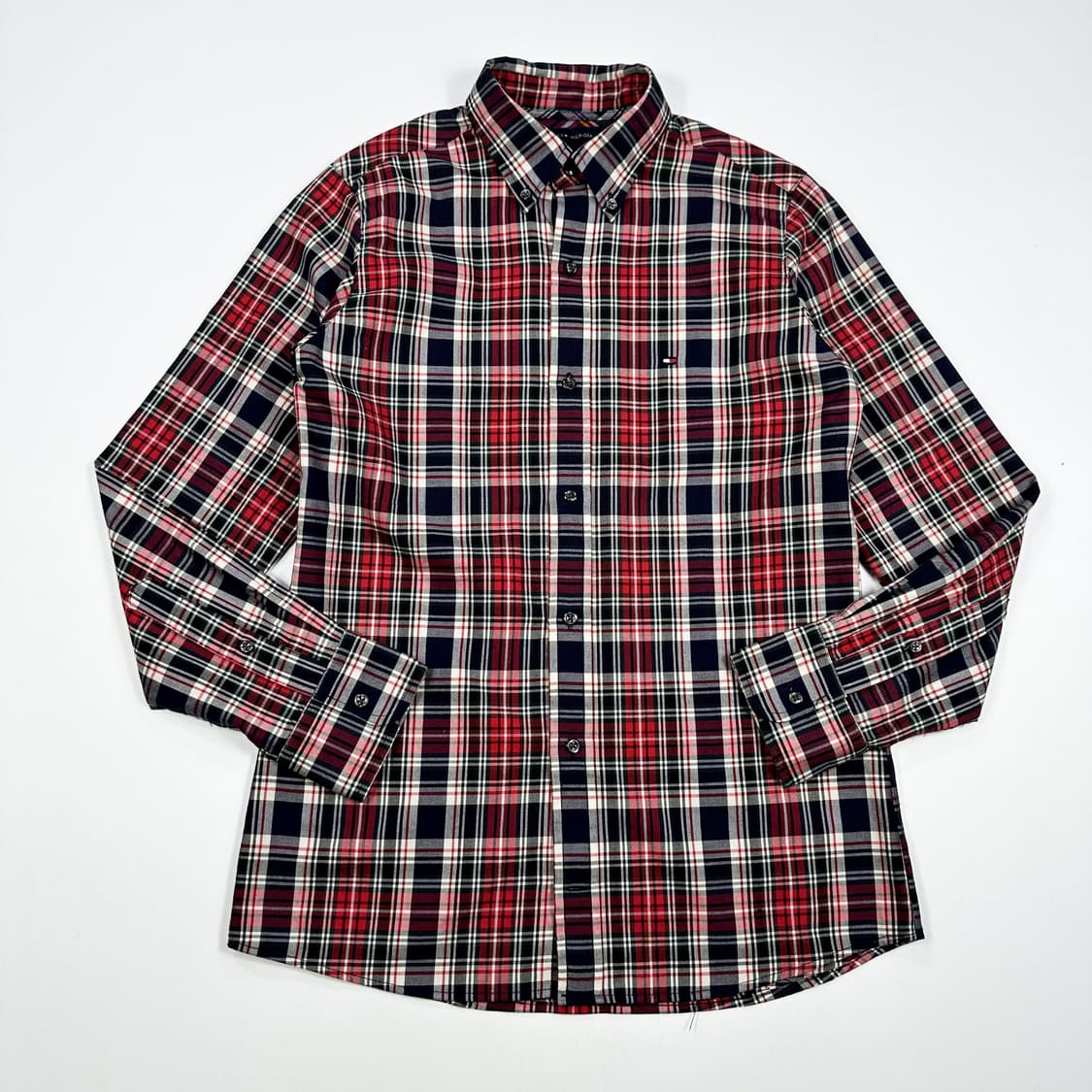 타미힐피거 플래그 레드 타탄 체크셔츠 (XS 여성추천) 상품이미지2