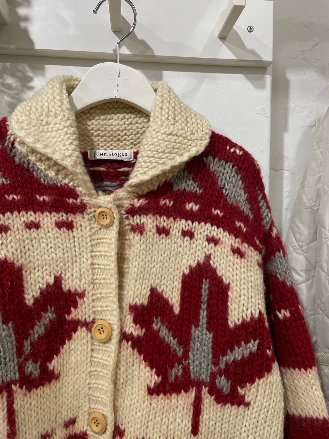 헤비울 메이플 숄카라 가디건 상품이미지7