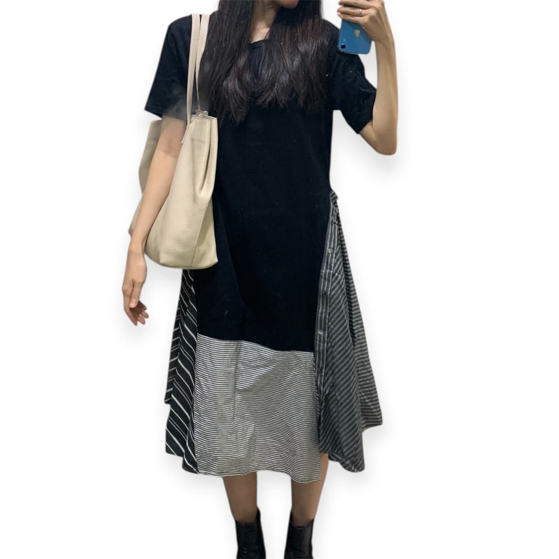 Zucca 패치워크 스타일 원피스 상품이미지1