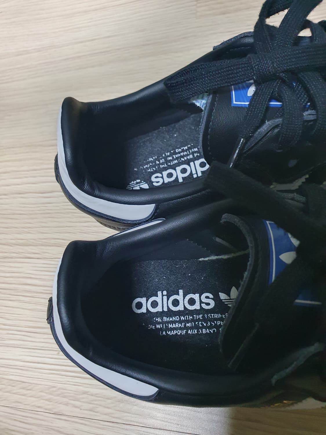 아디다스 삼바 OG 블랙 화이트 255 상품이미지8