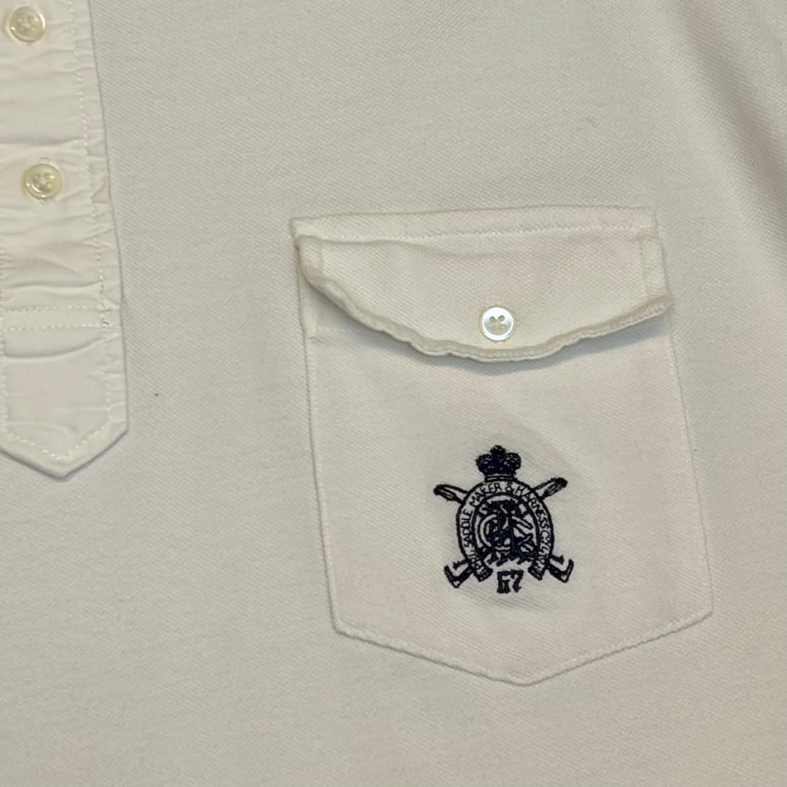 새상품급 90s 미국 빈티지 폴로랄프로렌 PK원단 럭비티 카라티 상품이미지5