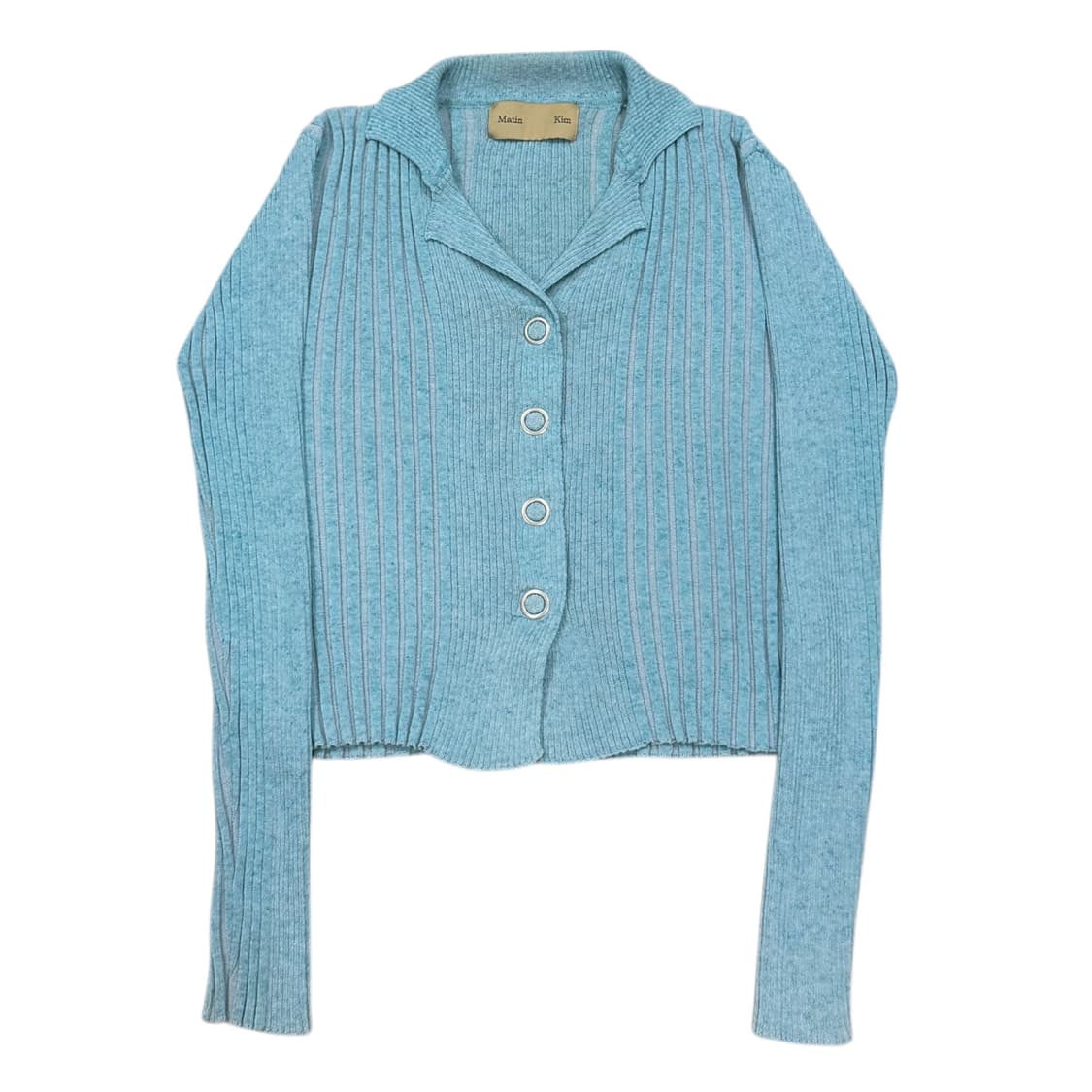 마뗑킴 스냅 버튼 카라 니트 가디건 상품이미지1