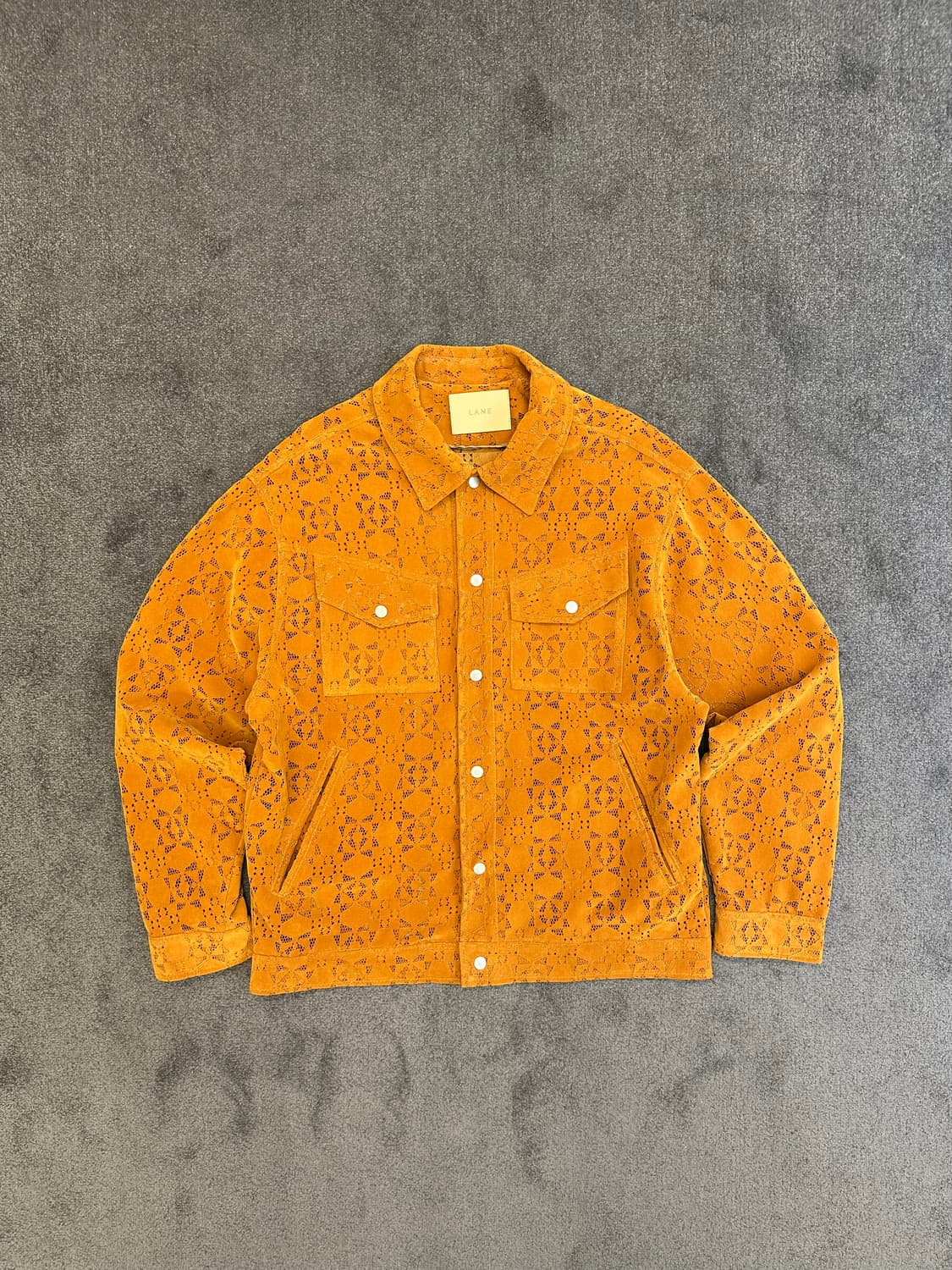 LANE 카멜색상 매쉬 자켓 XL 상품이미지1