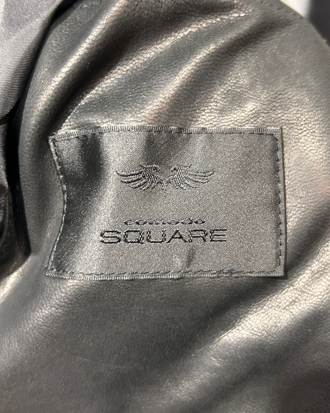 S 하이넥 워시드 블랙 레더자켓 상품이미지5