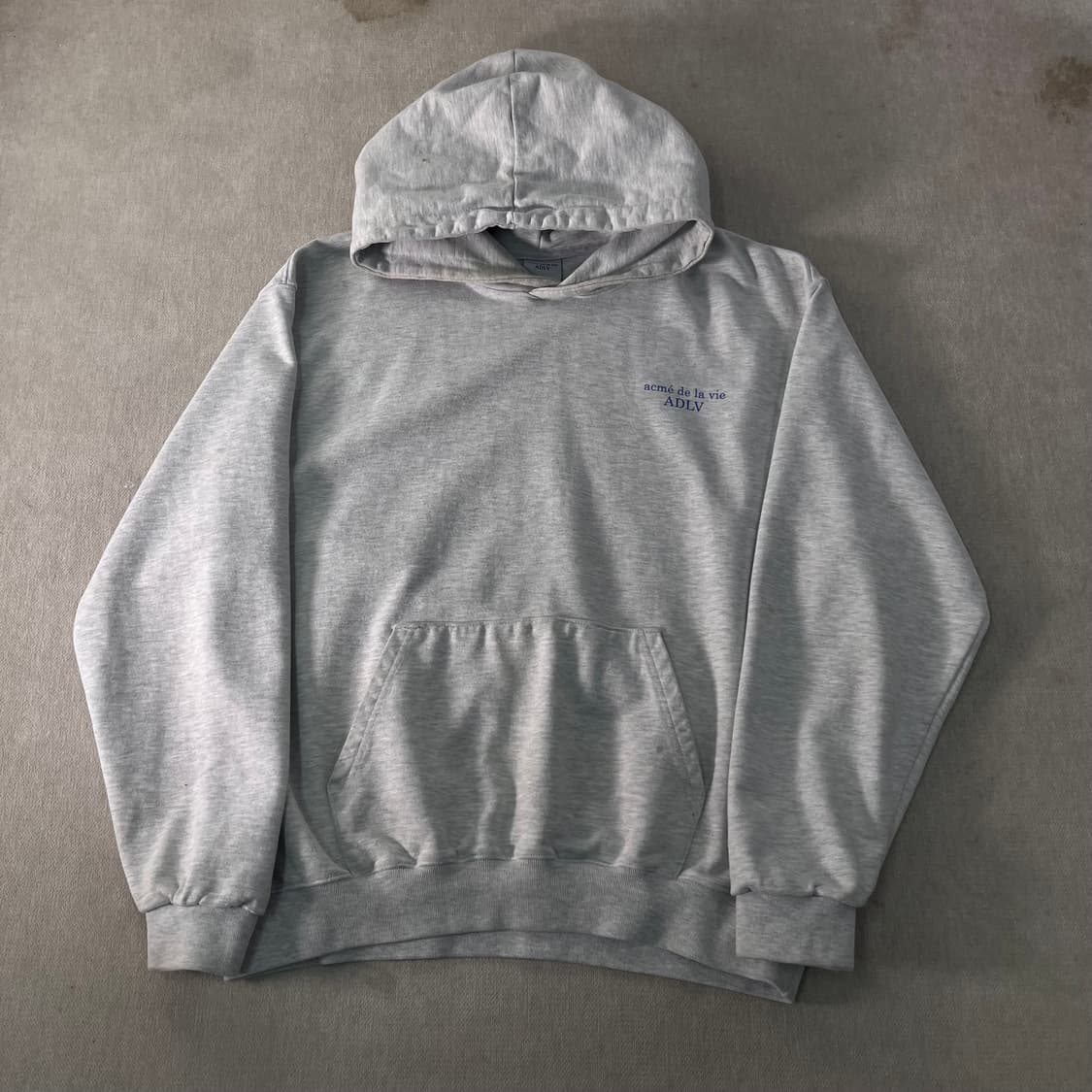 105 아크메드라비 빅로고 오트밀 후드티 상품이미지2