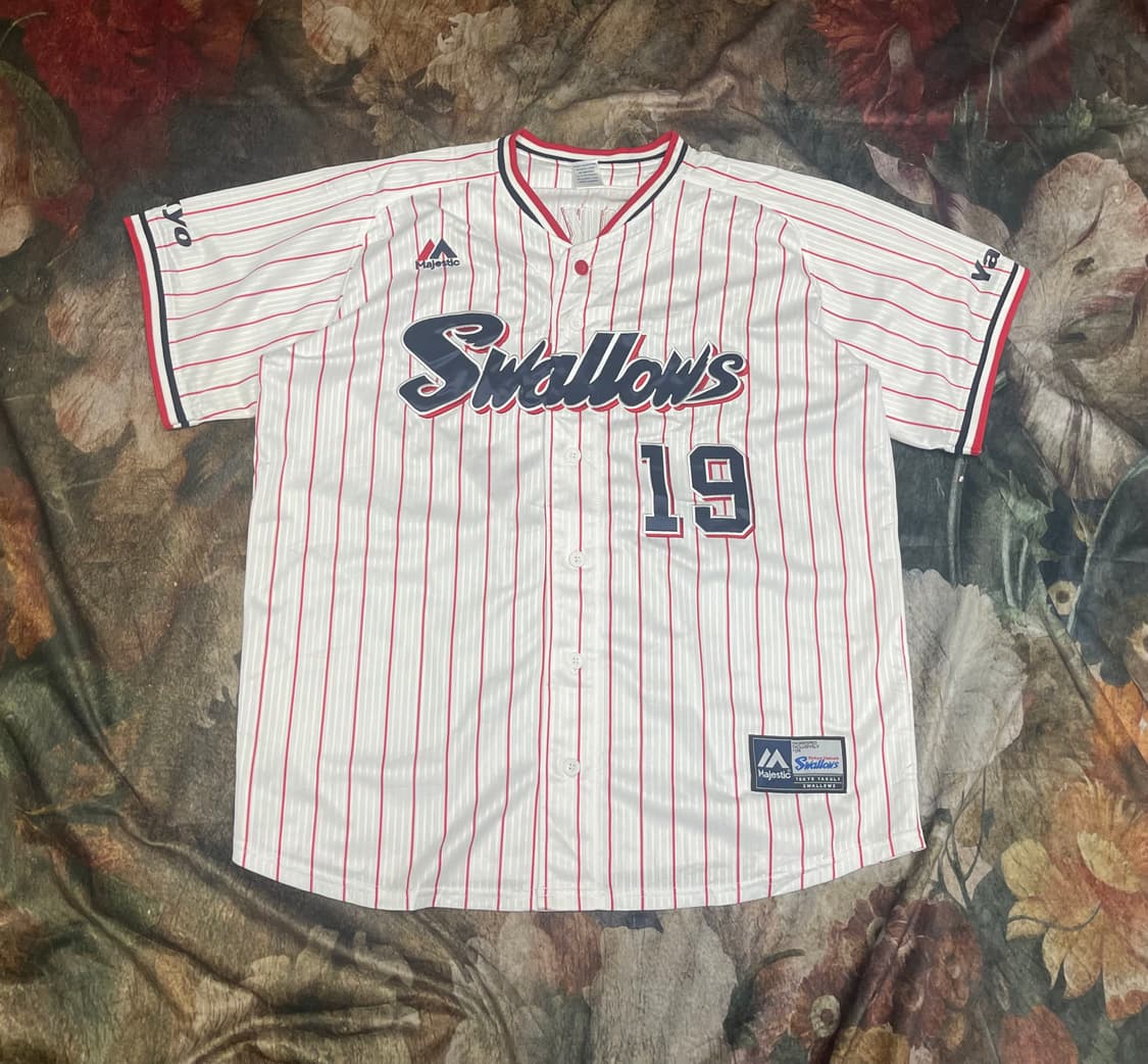마제스틱 일본 빈티지 Swallows 유니폼져지 L 상품이미지1