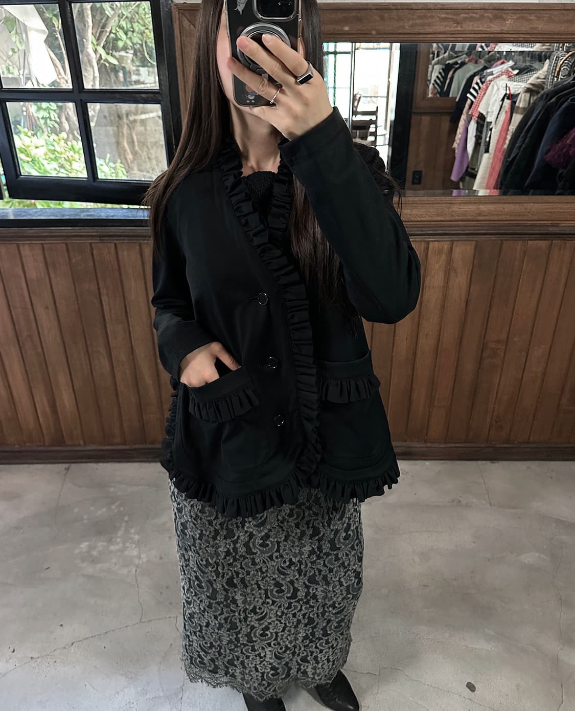 NOIR KEI NINOMIYA frills jacket 상품이미지3