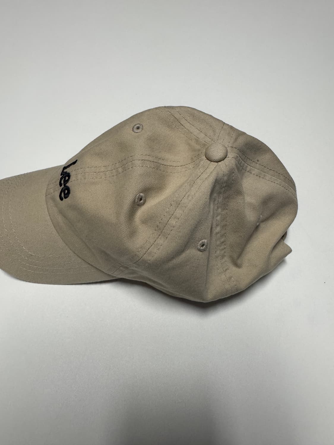 Lee 리 22년도 클래식 볼캡 모자 베이지 F 상품이미지2