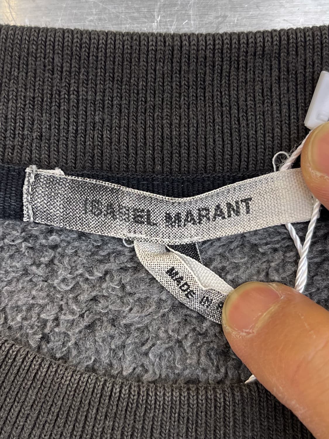 이자벨 마랑 21ss 마이크 벨벳 로고 스웻셔츠 상품이미지5