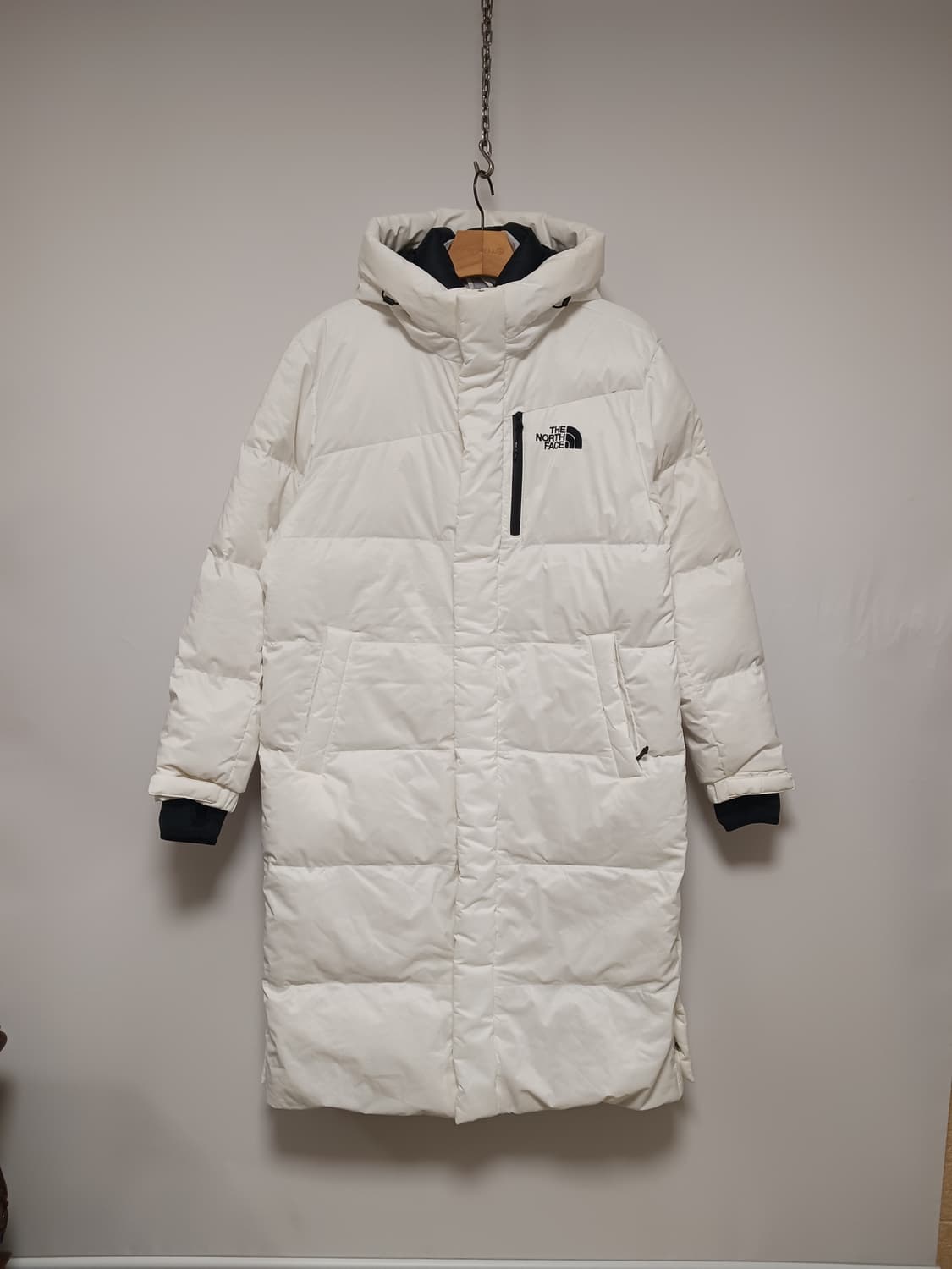 노스페이스 노스페이스 화이트 롱패딩 상품이미지1