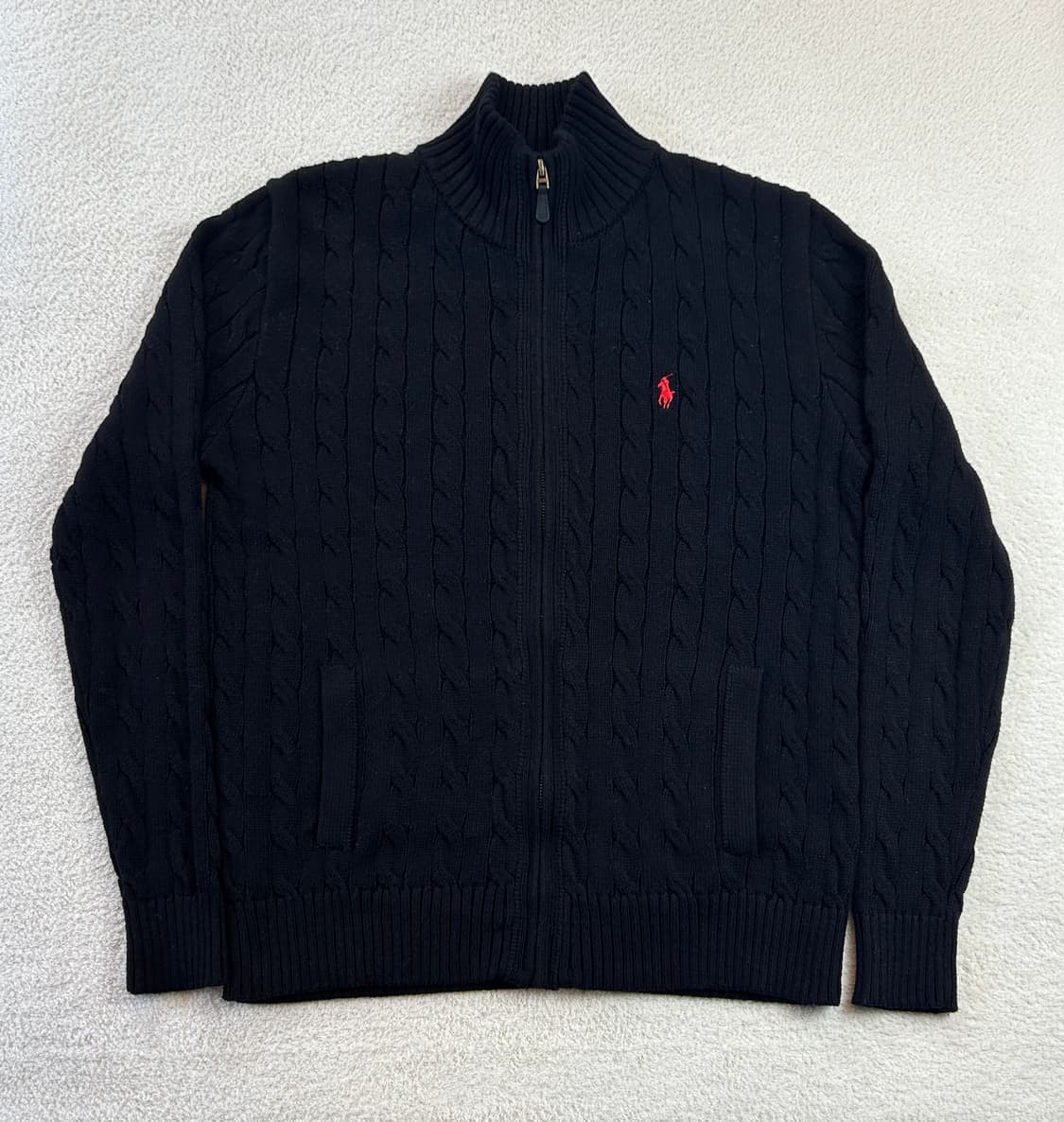 폴로 니트집업 상품이미지1