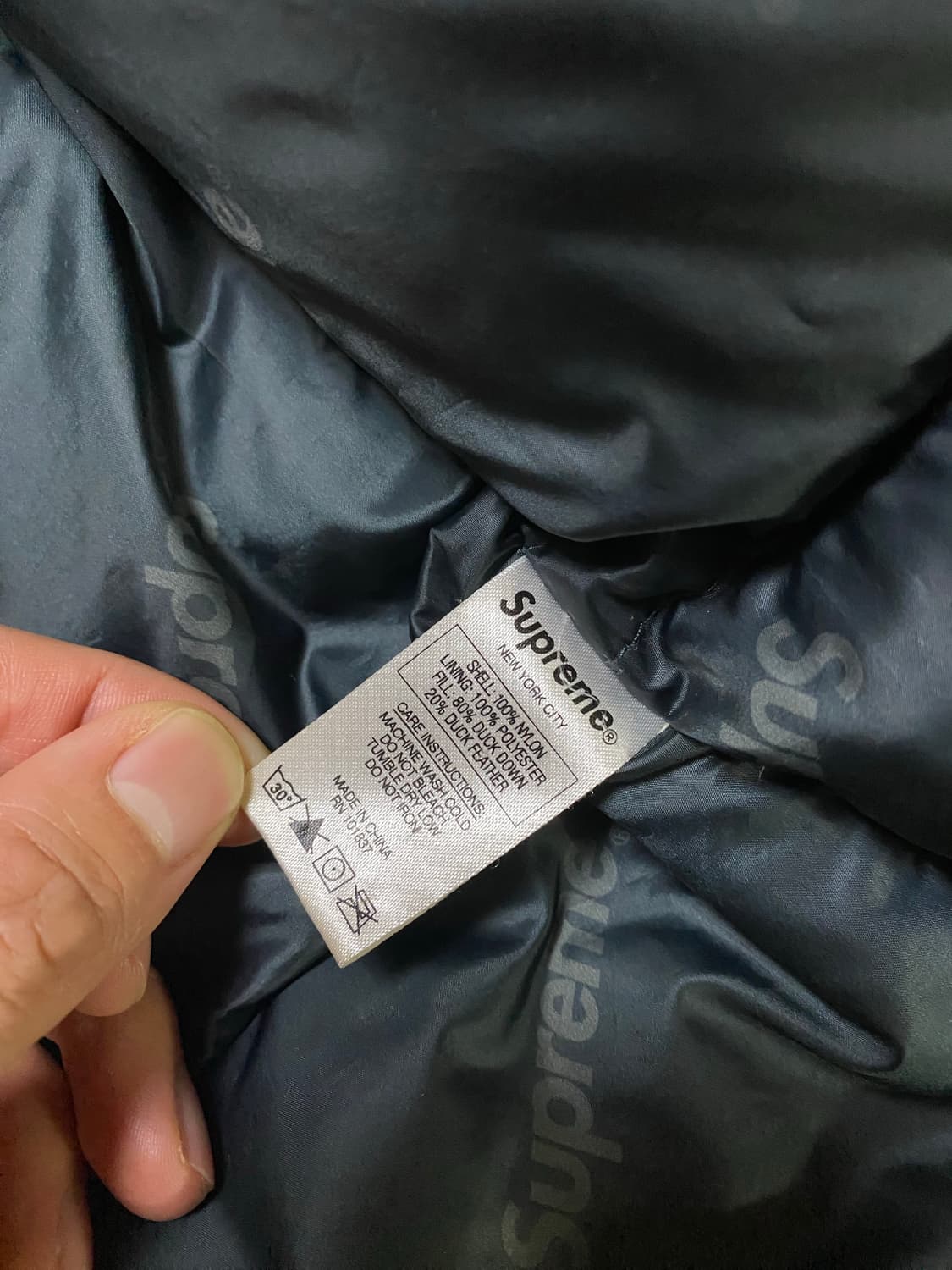 17FW 슈프림 700 필 다운 파카 오렌지 상품이미지5