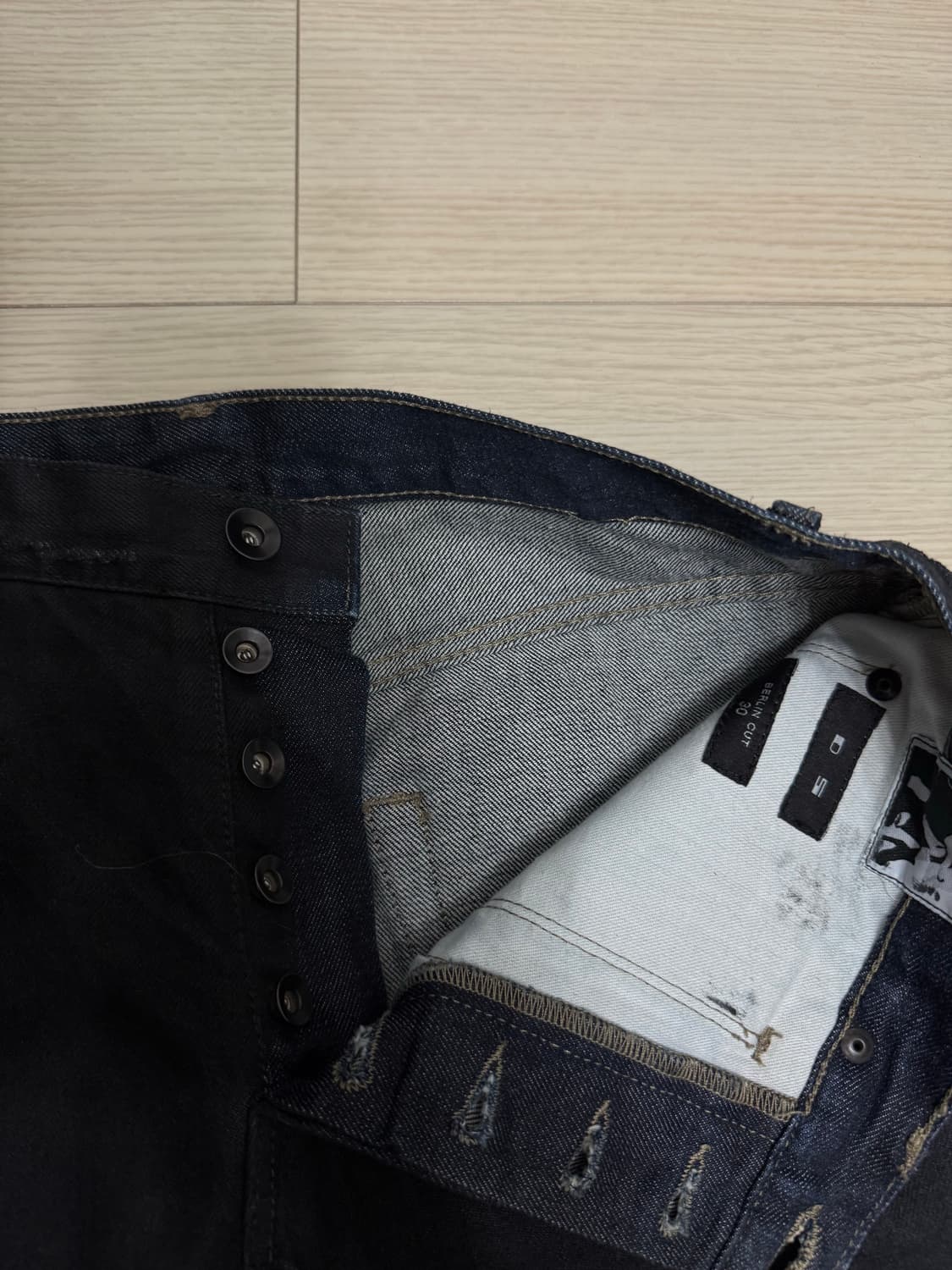 [30] 릭오웬스 다크쉐도우 베를린컷 데님 상품이미지2