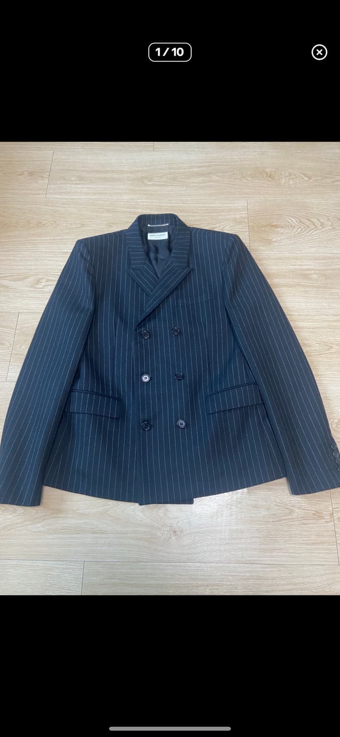 생로랑 FW19 핀스트라이프 블레이저 자켓 상품이미지1