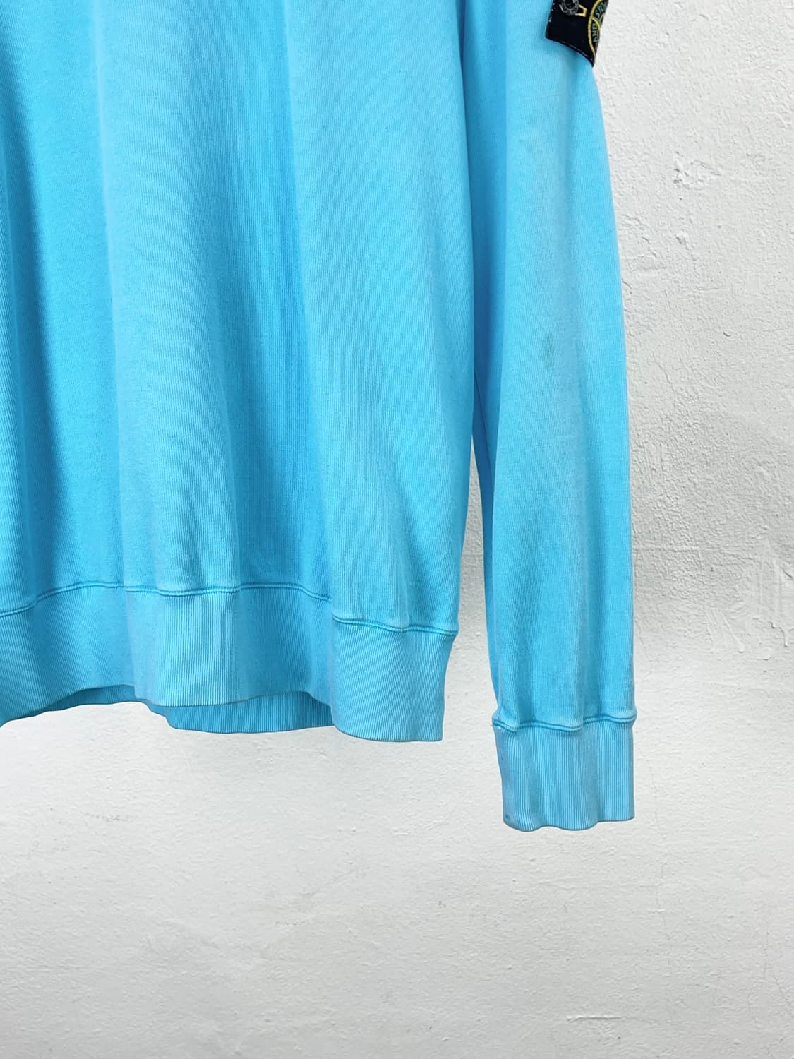 스톤 아일랜드 터쿼즈 와펜 크루넥 씬 니트 상품이미지5