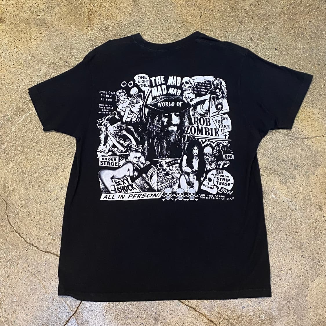 미국 빈티지 가수 롭 좀비 ROB ZOMBIE 락티셔츠 반팔티 상품이미지5