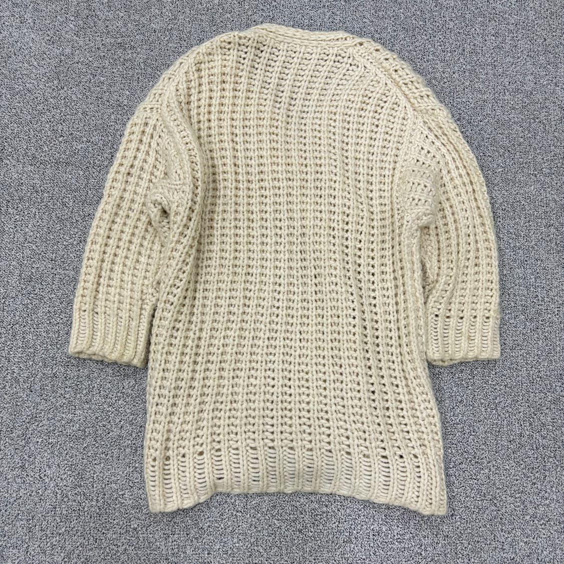M 자라 니트 가디건 볼레로 크림 0316J 상품이미지3