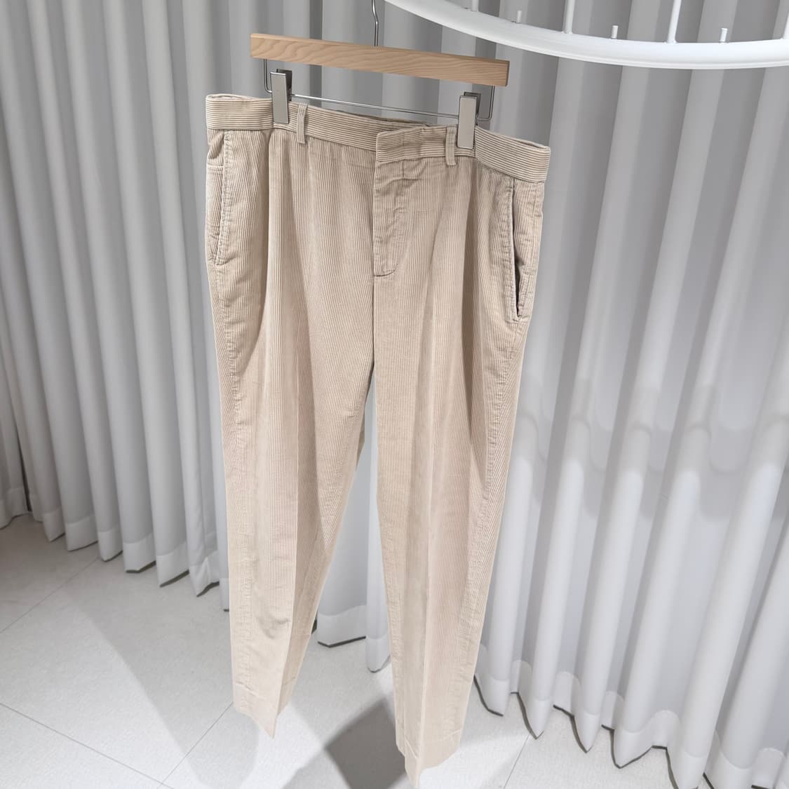 (A+/52) / 로로피아나 코듀로이 코튼 팬츠 아이보리 상품이미지3