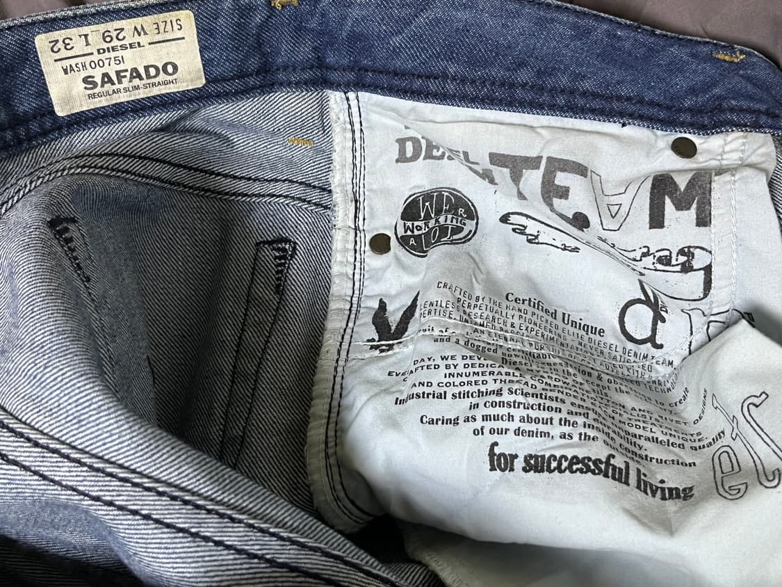 00’s Diesel safado denim pants 상품이미지5