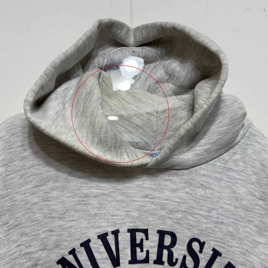 90s 러셀 에슬레틱 후드 티셔츠 USA 상품이미지2