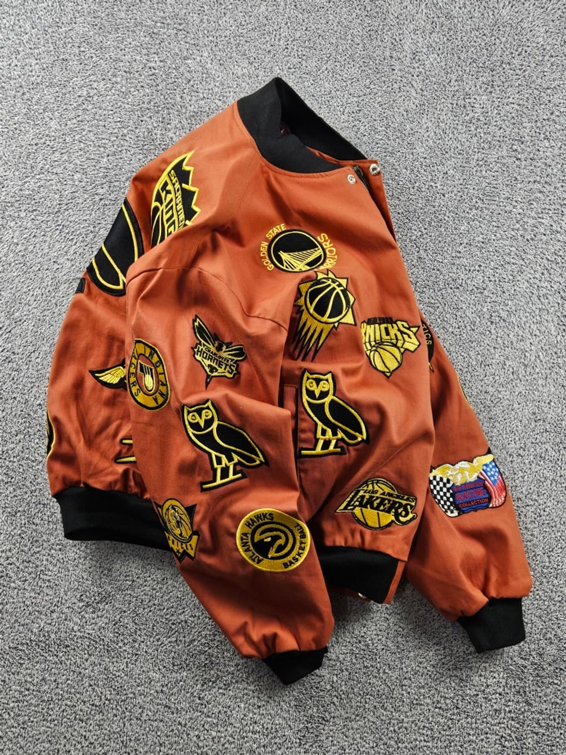 JH 리메이크 NBA콜라주 올팀 패치 레이싱 자켓 ( L ) /11220 상품이미지4