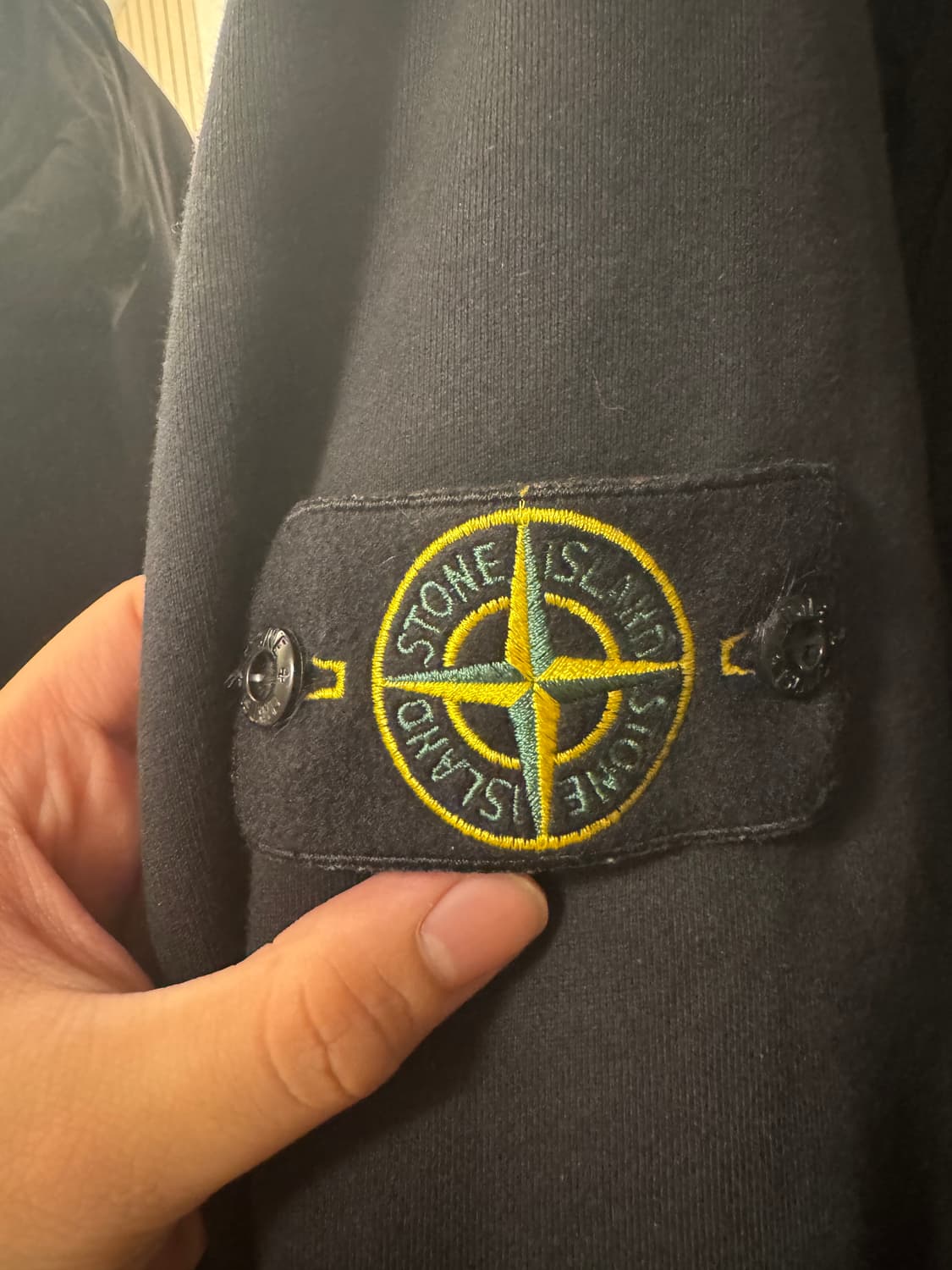 스톤아일랜드 오가닉 코튼 플리스 후드집업 XL 상품이미지4