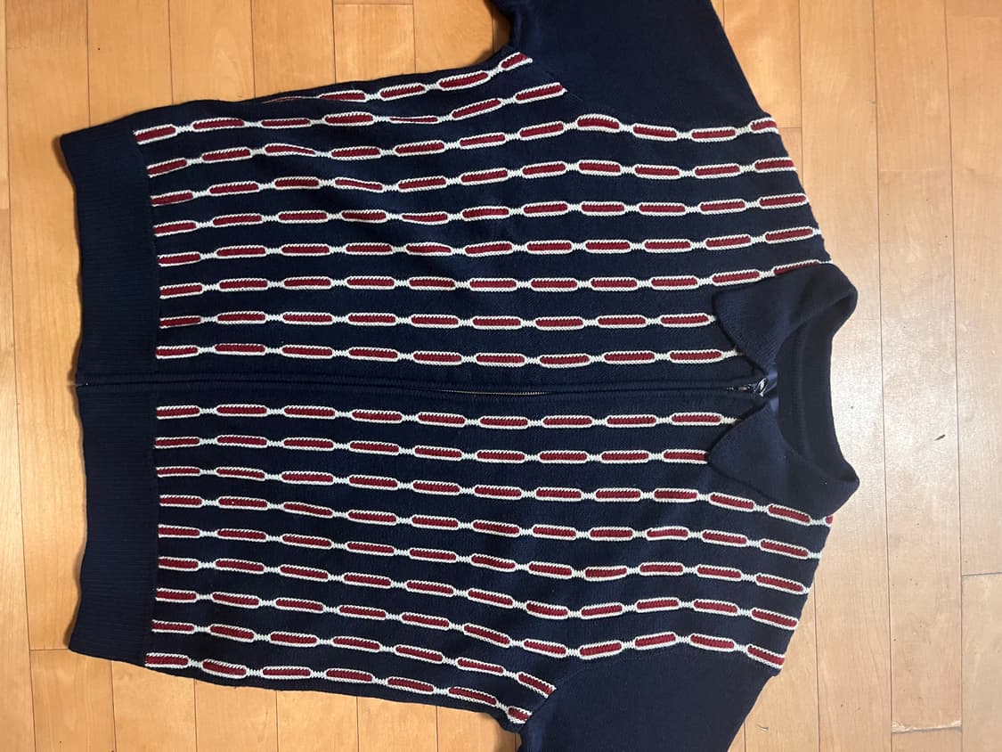 디스이즈네버댓 체인 집업 폴로 네이비색 L사이즈  상품이미지3