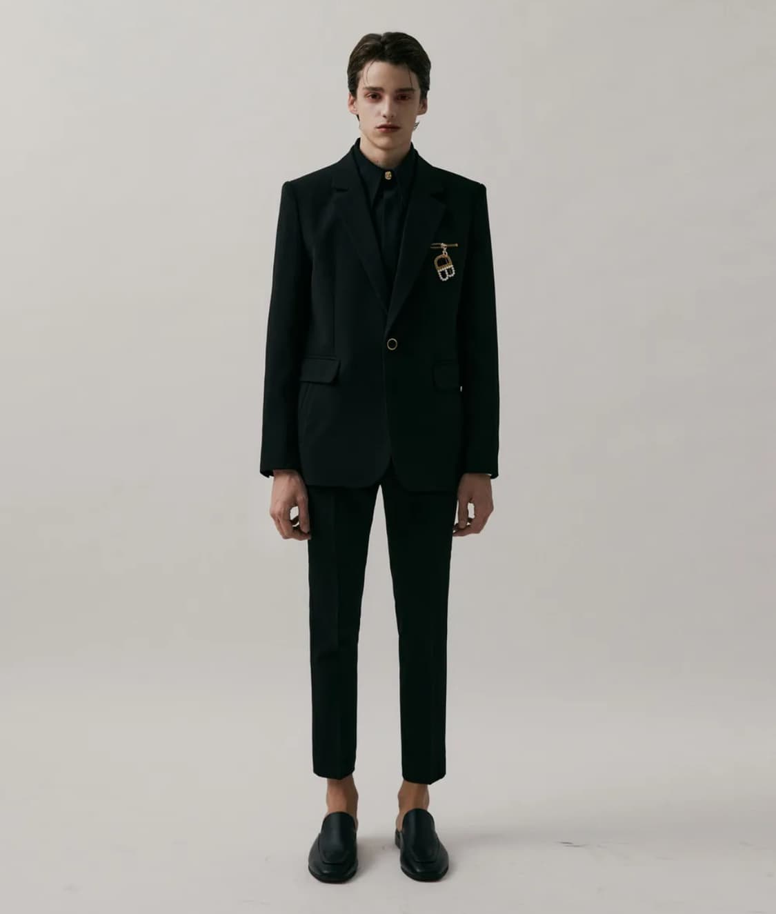 (2)디벨 골드지퍼 싱글 블레이저 상품이미지1