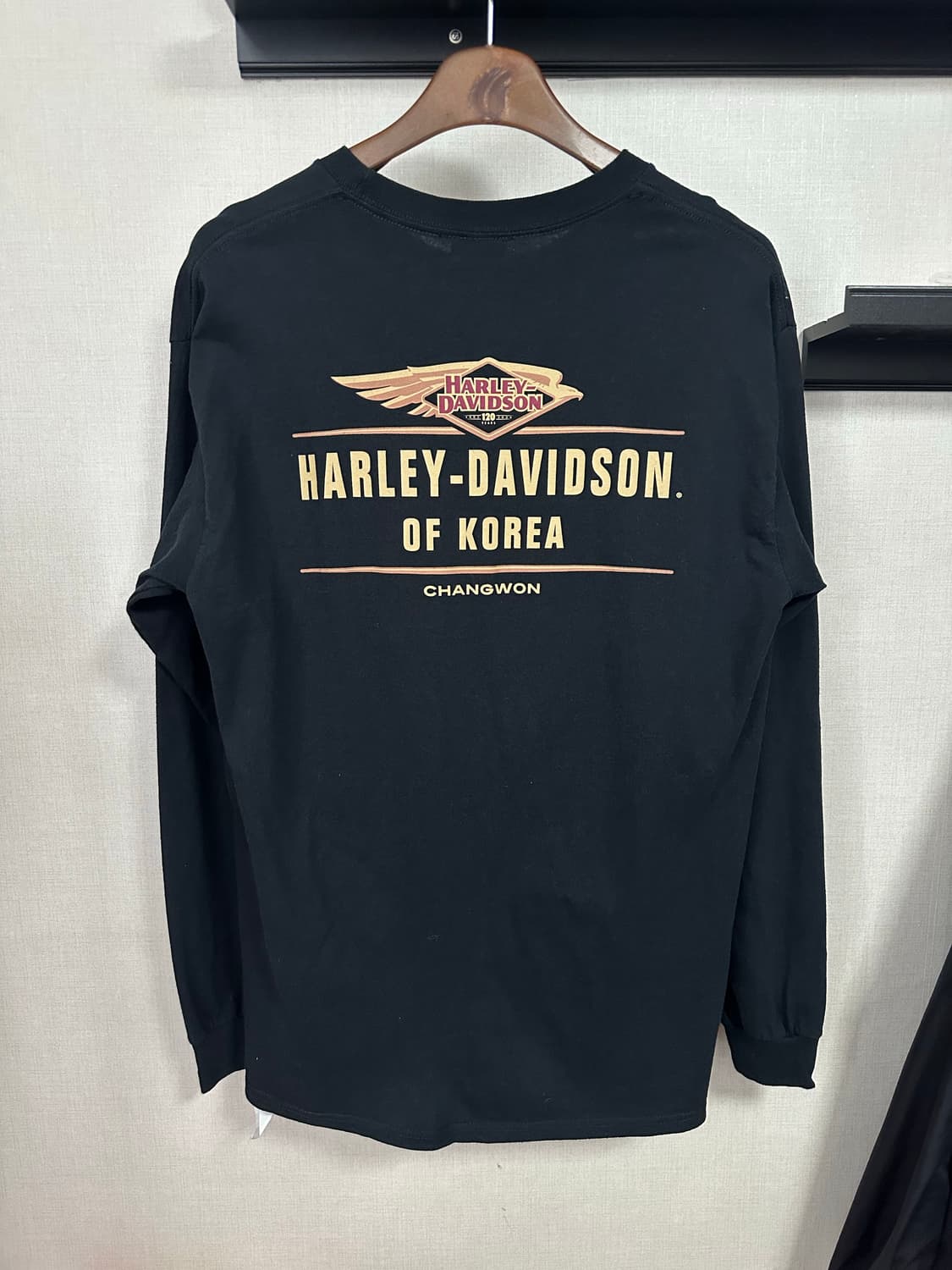 할리데이비슨 창원 긴팔 티셔츠 블랙 105-110 상품이미지2
