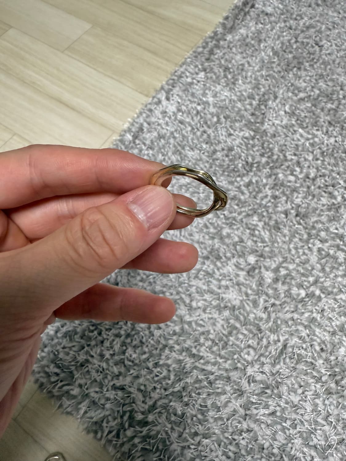 뉴치프시크 silver wave cross fix ring 반지 상품이미지2