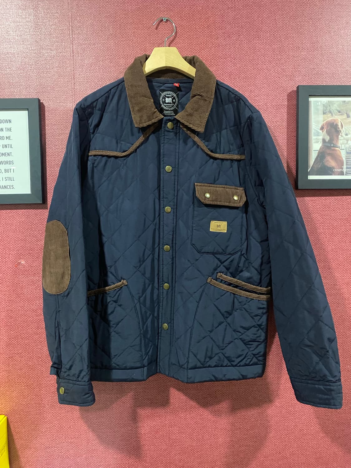 브라운브레스 퀼팅 자켓 XL 네이비 상품이미지1