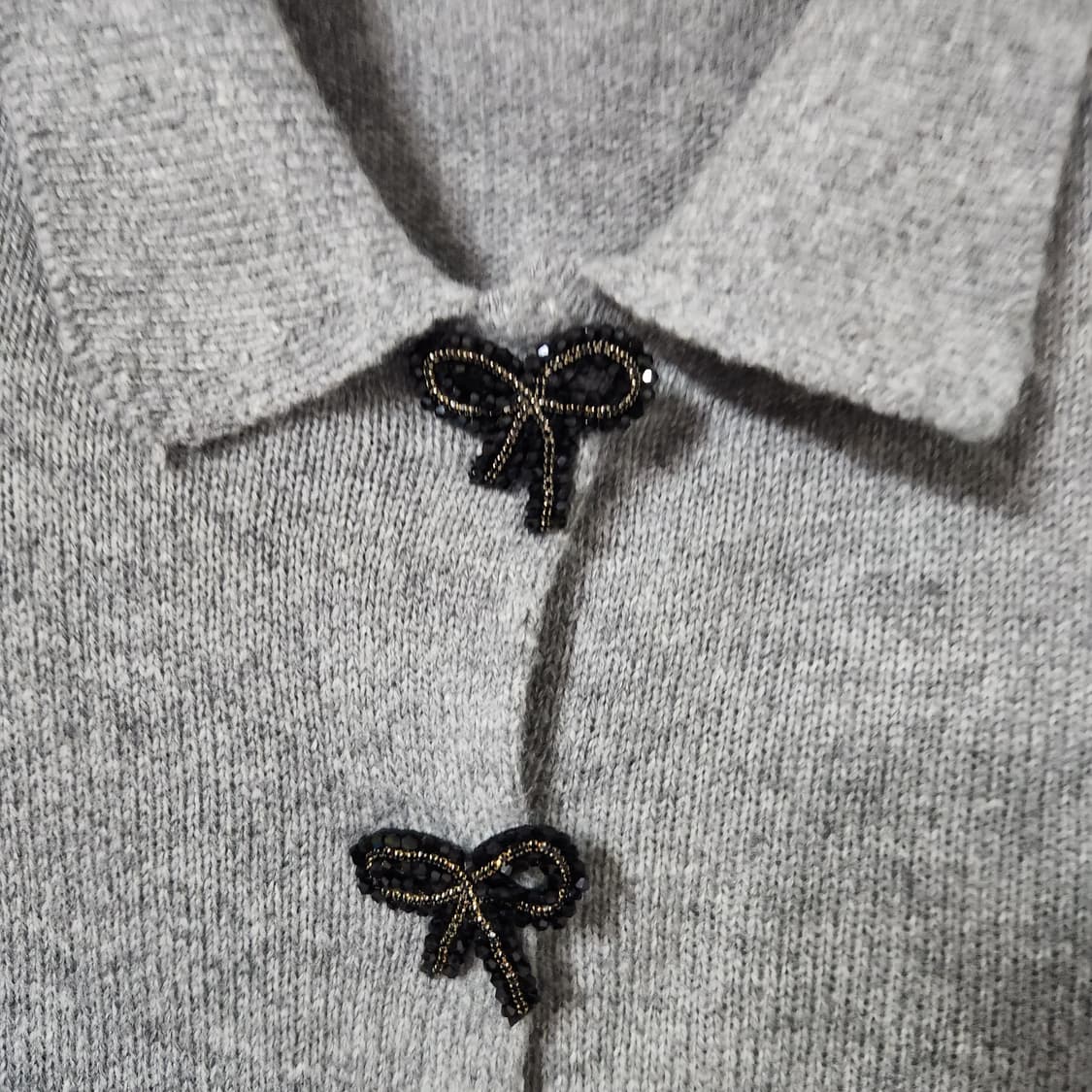 H632 [S] 자라 리본 니트 가디건
 상품이미지2