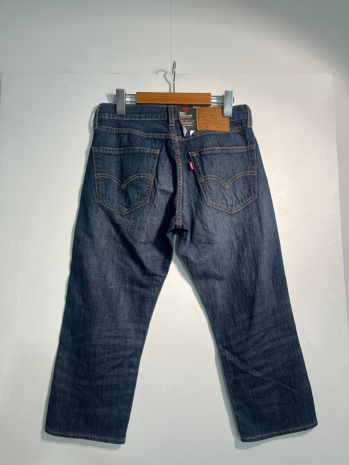 (새 상품) Levi’s 505 진청 8부 데님 28 상품이미지9
