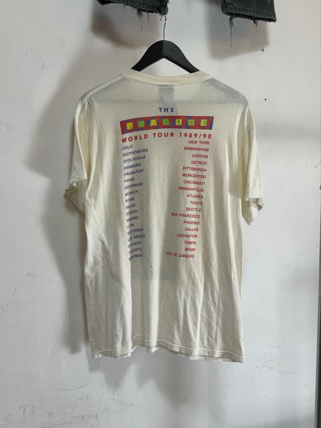 90's 빈티지 폴 매카트니 티셔츠 브록컴 빈티지 밴드티 싱글스티치 상품이미지4