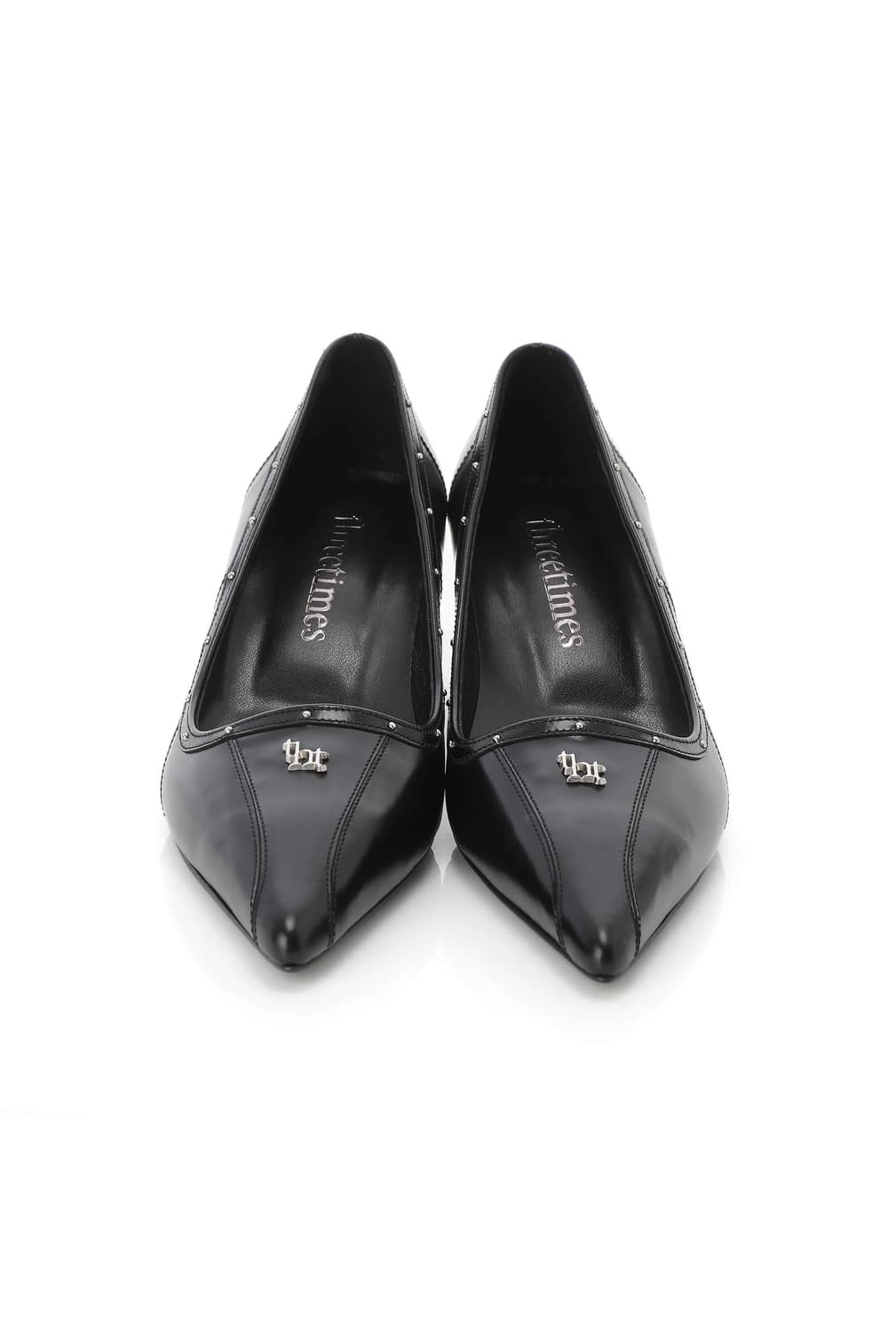 쓰리타임즈 235 클래식 로고 펌프스힐 classic logo pumps 상품이미지2