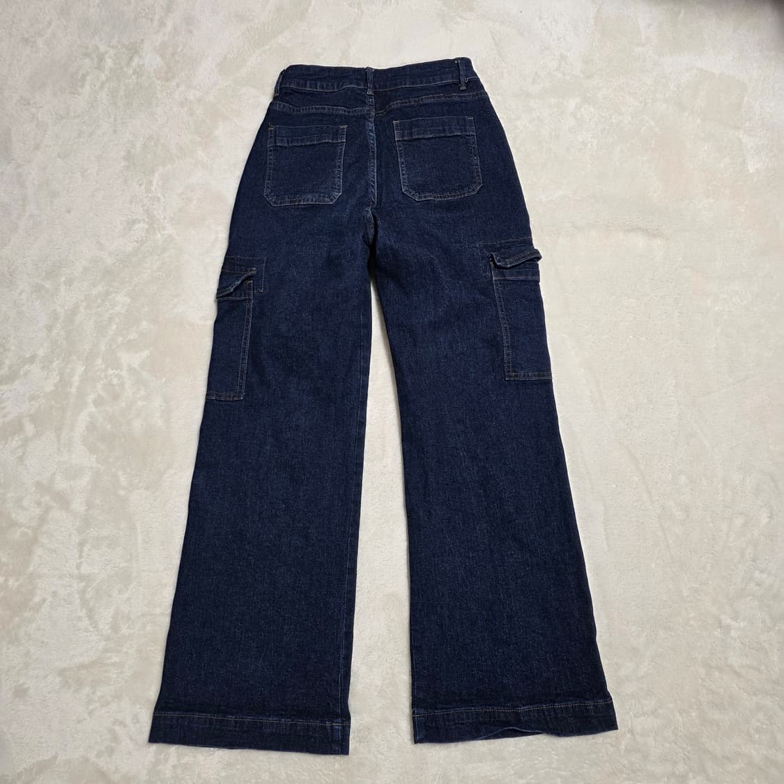 (S)여성 엔비엔코코 카고 와이드 데님 팬츠 상품이미지3