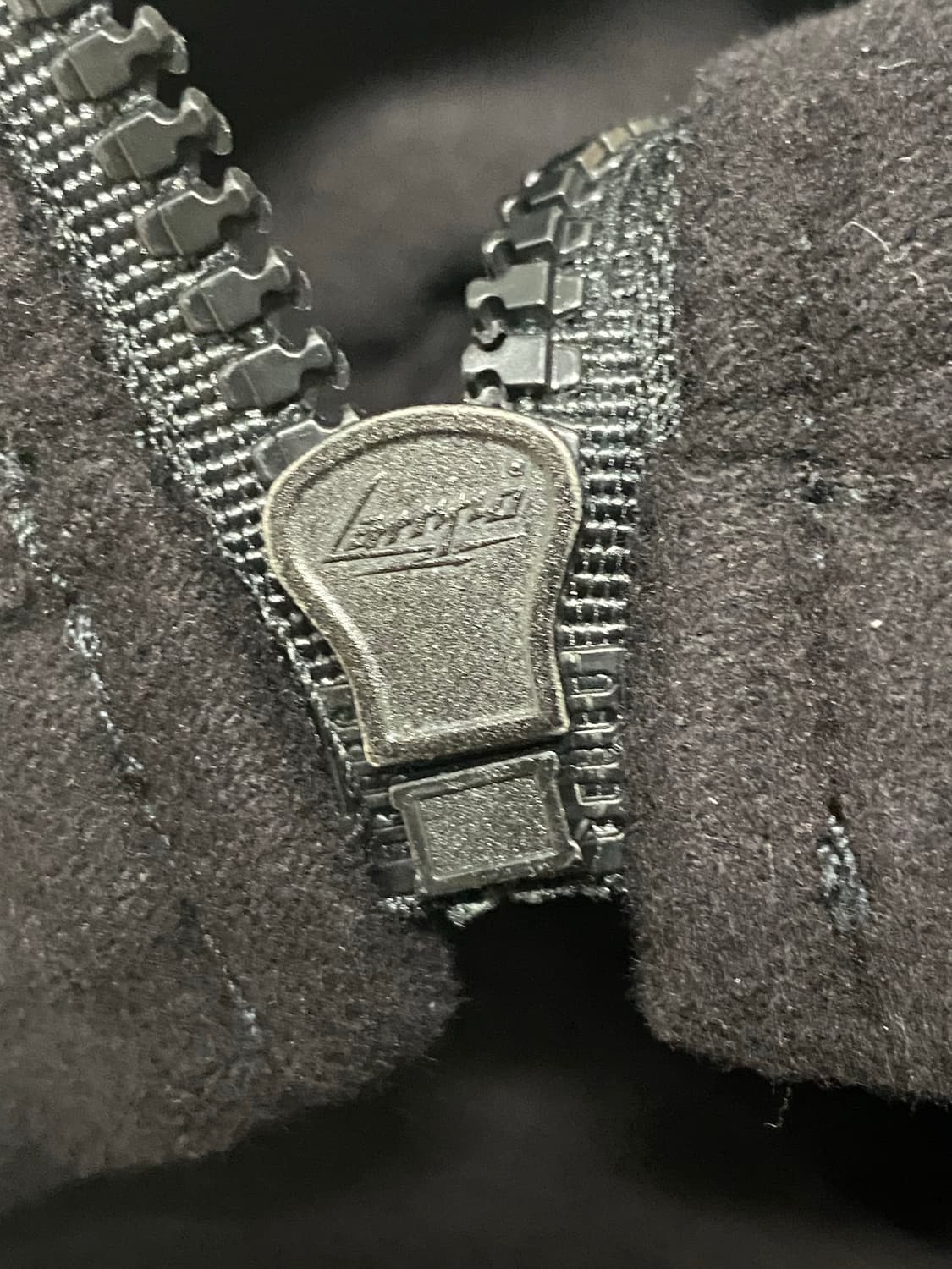 [XL] 스투시 x 아워레가시 블루종 자켓 블랙 몰스킨 상품이미지5