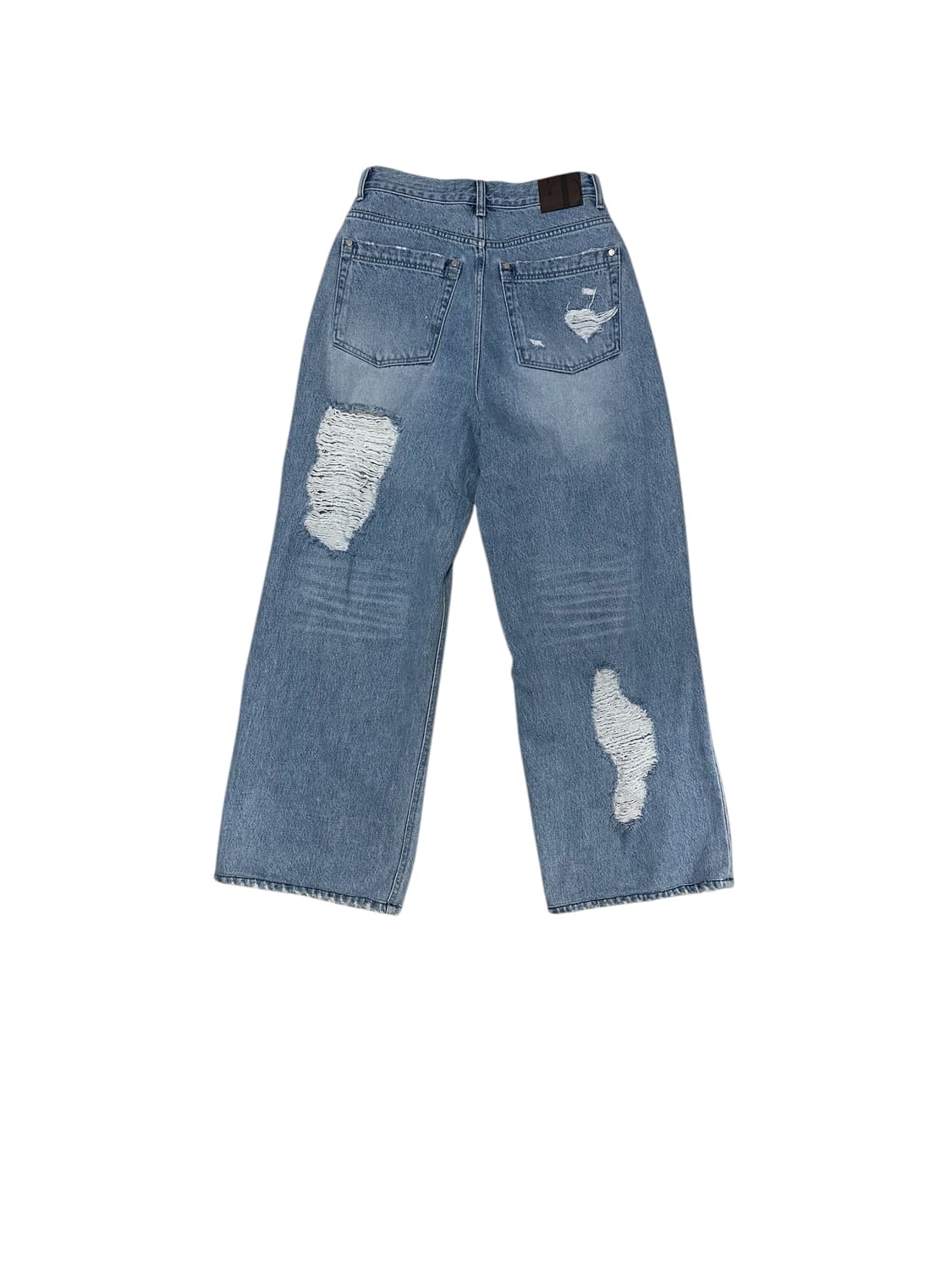 트리밍버드 스크래치 데이지 데님팬츠 상품이미지2