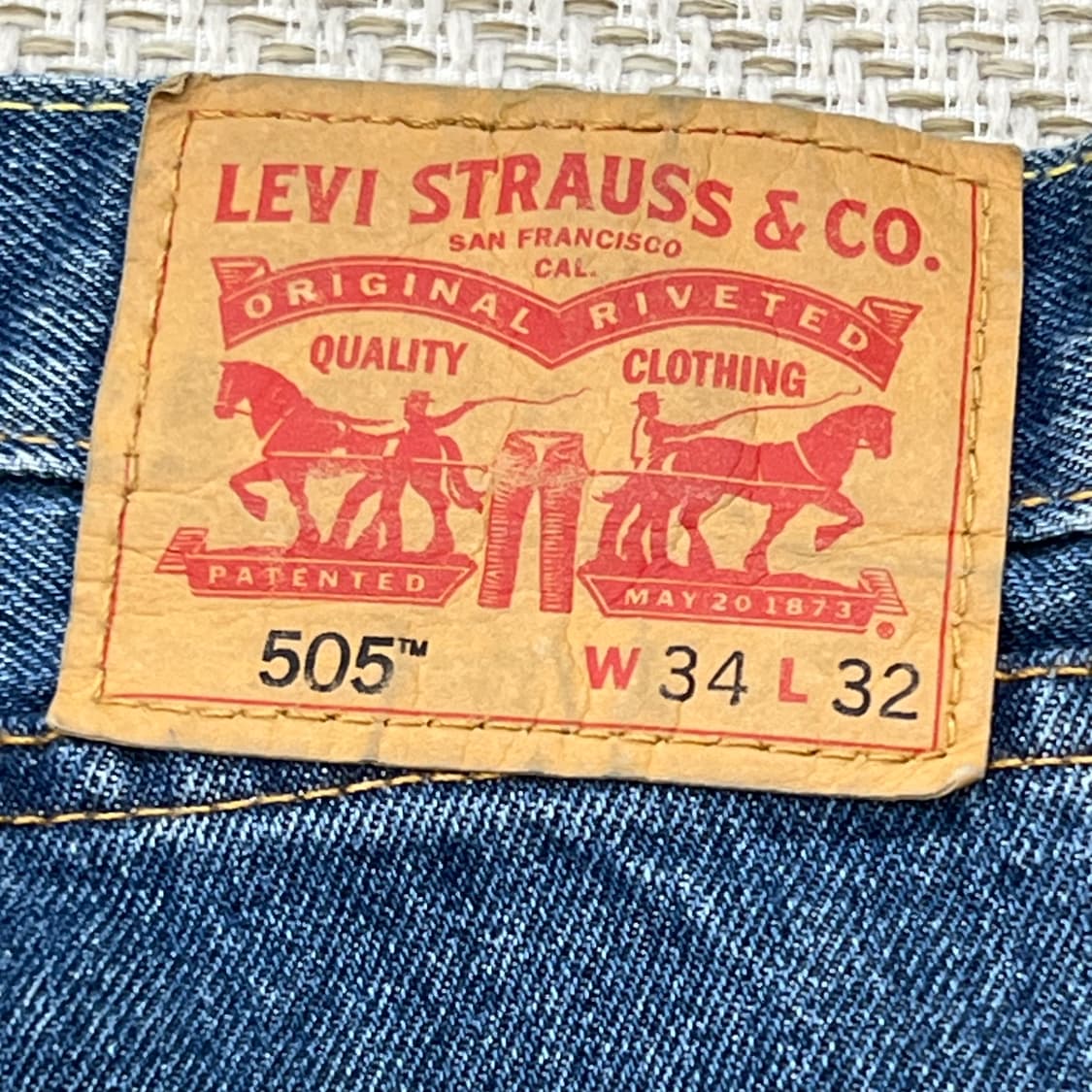 리바이스 505 데님팬츠 r3549 상품이미지6